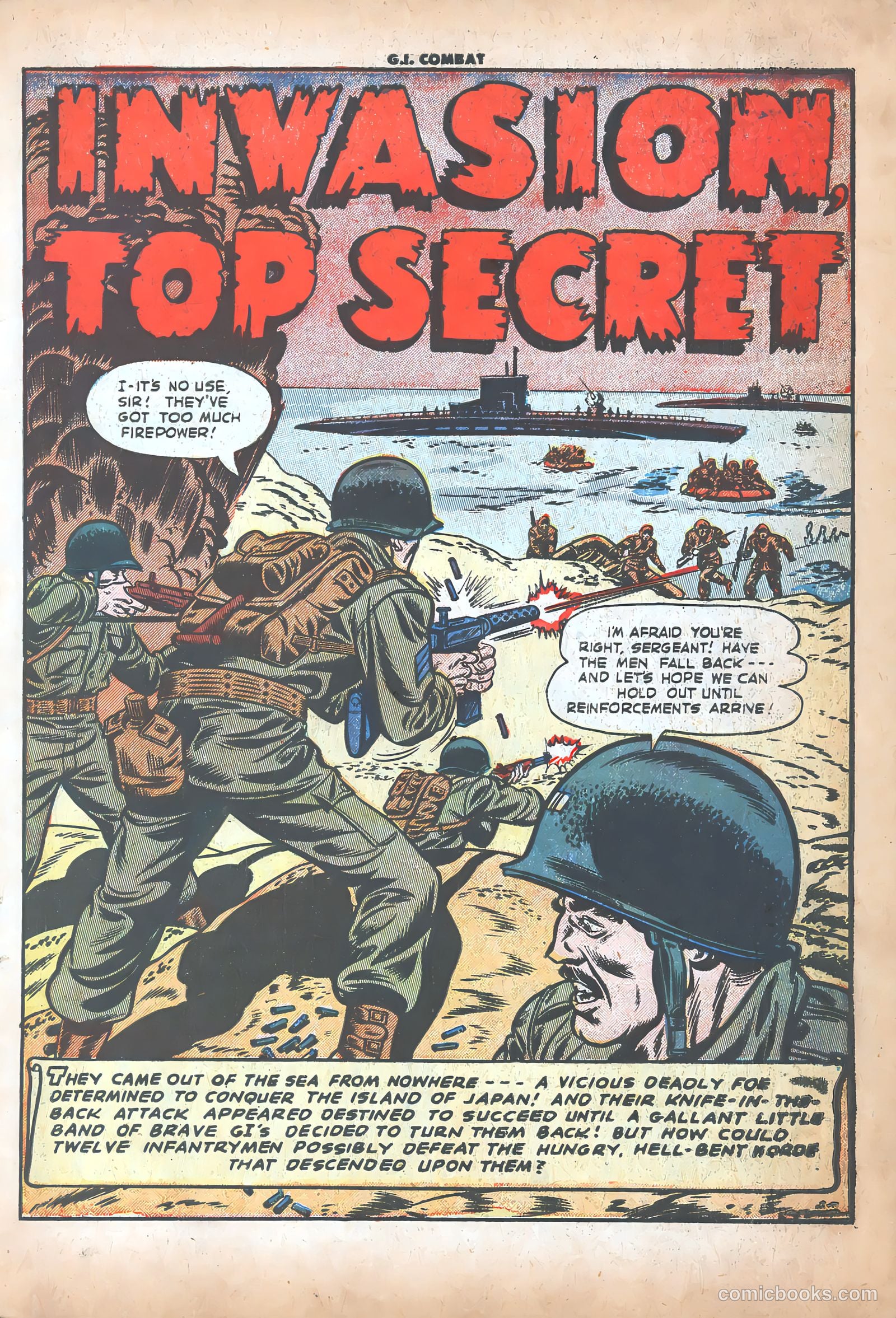 G.I. Combat #14 (1954) — page 3 of 35
