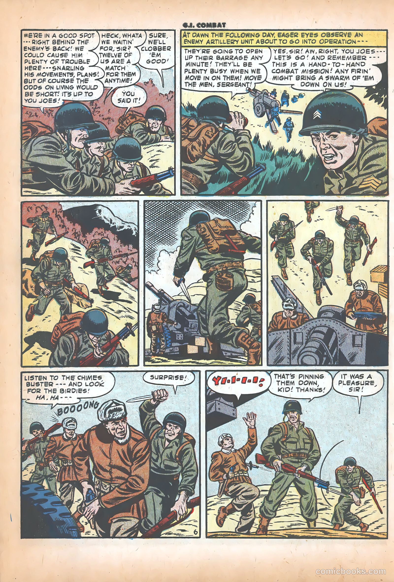 G.I. Combat #14 (1954) — page 8 of 35