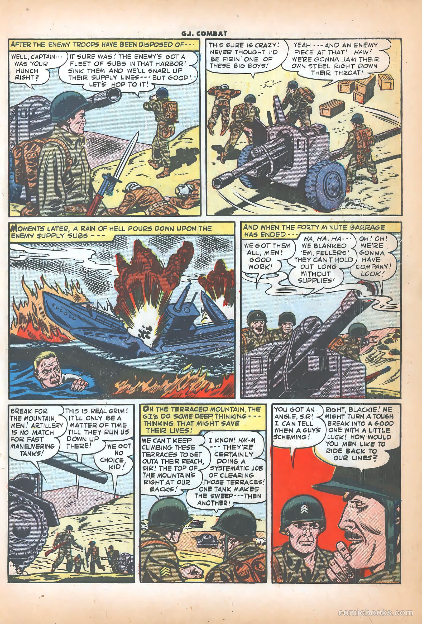 G.I. Combat #14 (1954) — page 9 of 35