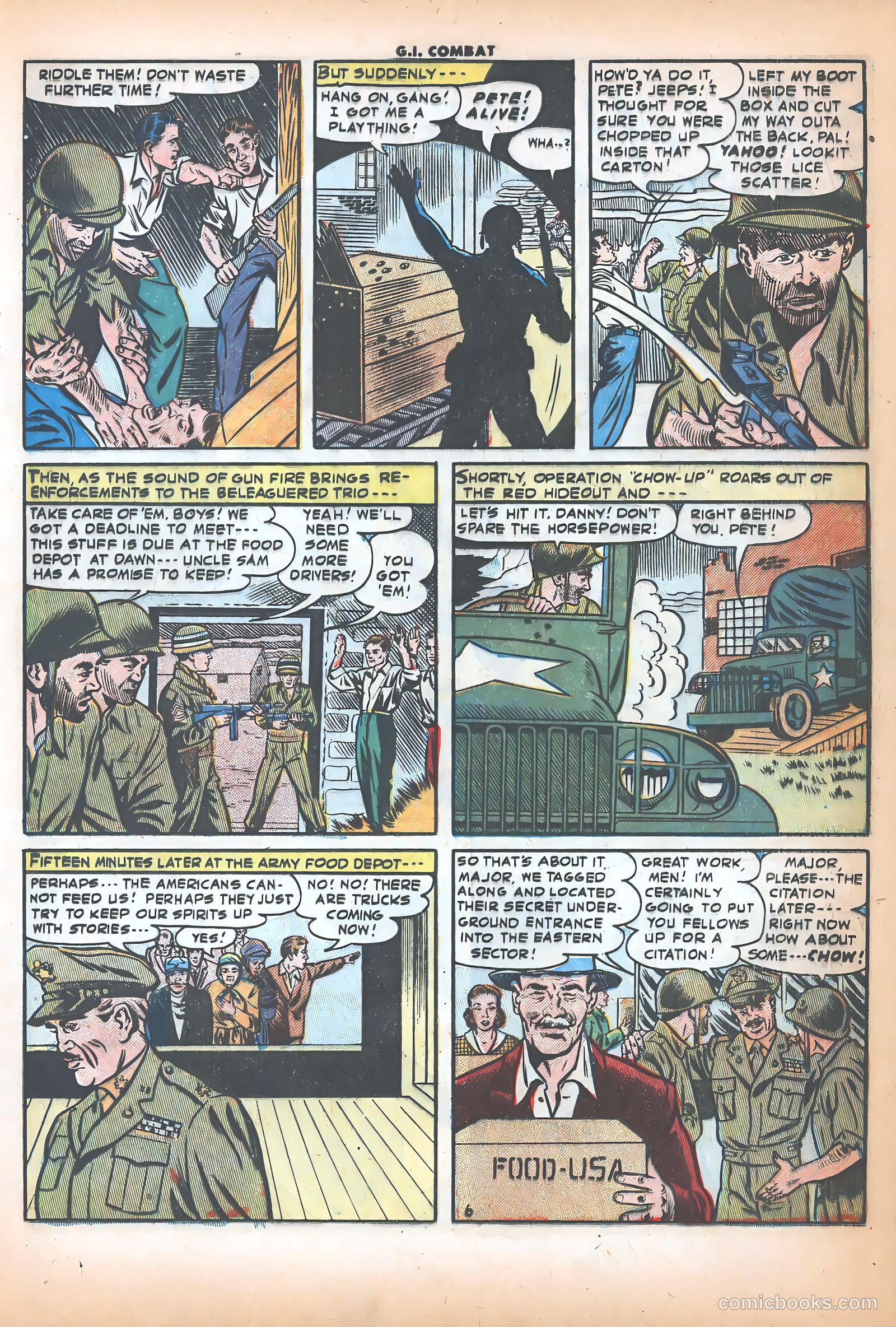 G.I. Combat #14 (1954) — page 17 of 35