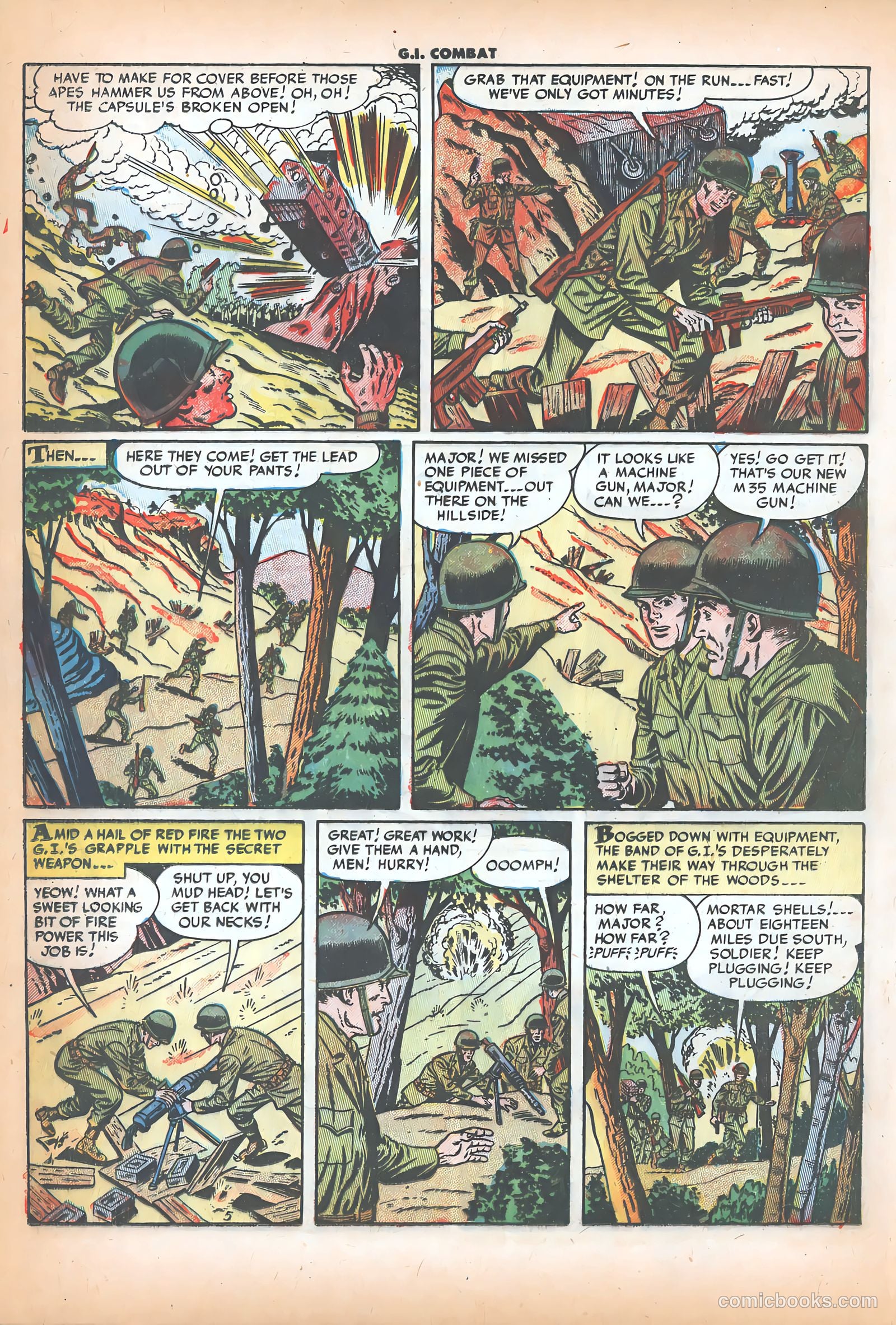 G.I. Combat #14 (1954) — page 22 of 35
