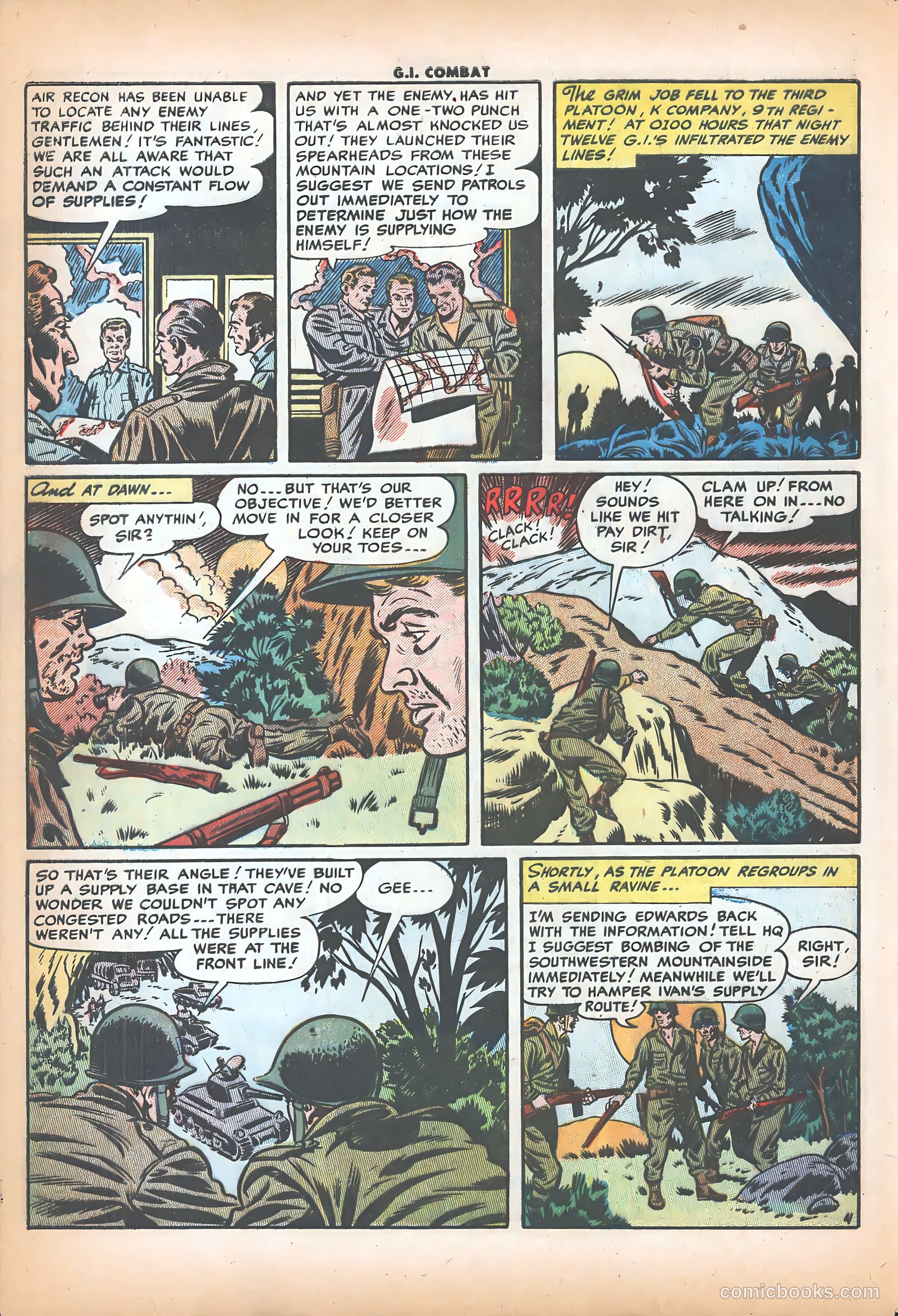 G.I. Combat #14 (1954) — page 30 of 35