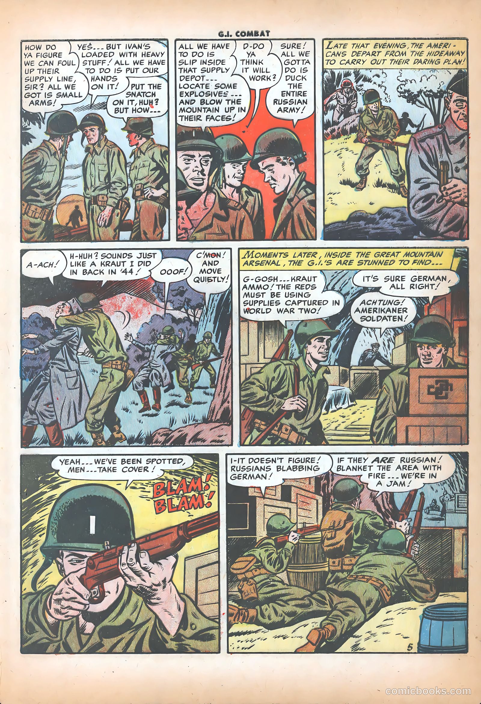 G.I. Combat #14 (1954) — page 31 of 35