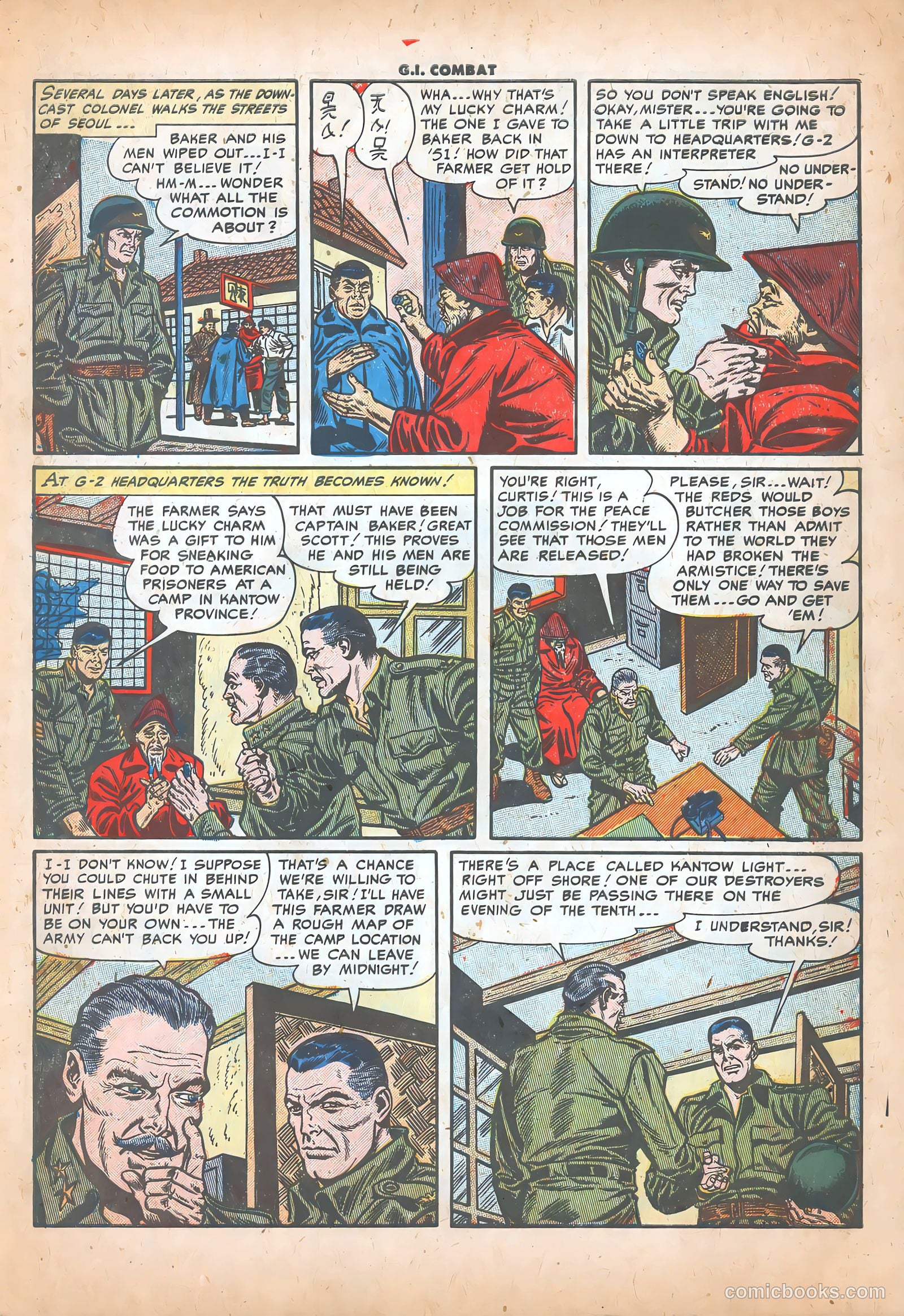 G.I. Combat #15 (1954) — page 5 of 35