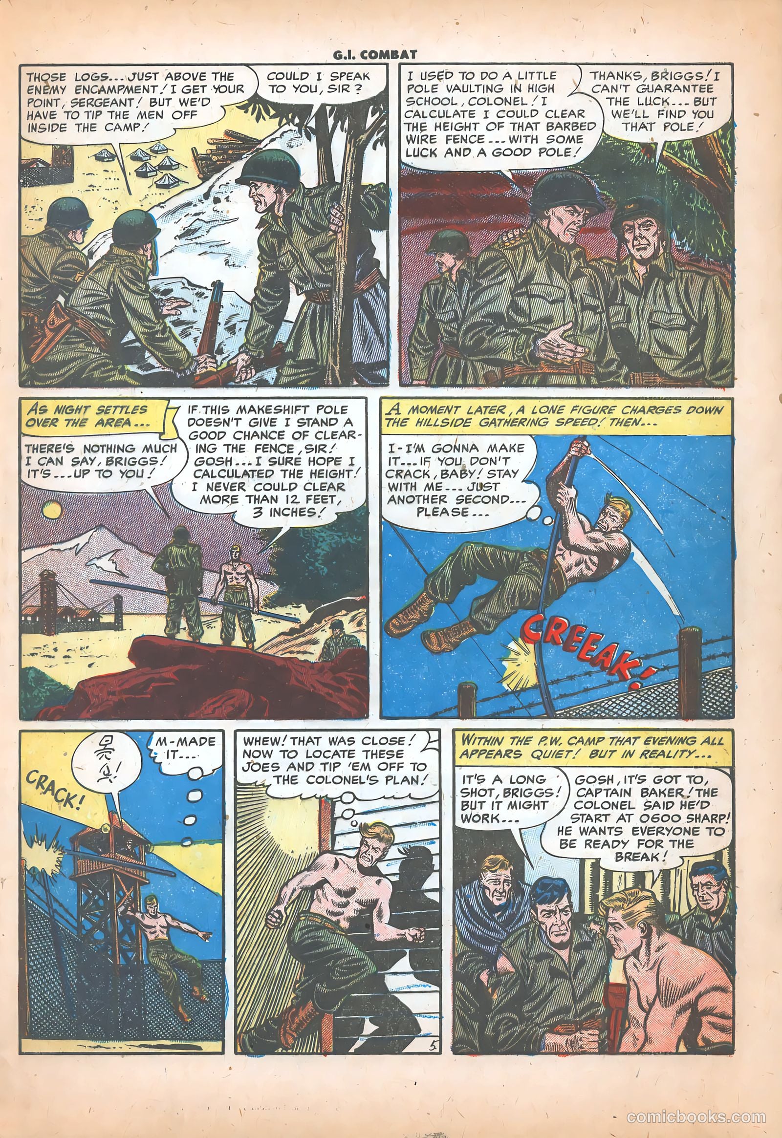 G.I. Combat #15 (1954) — page 7 of 35