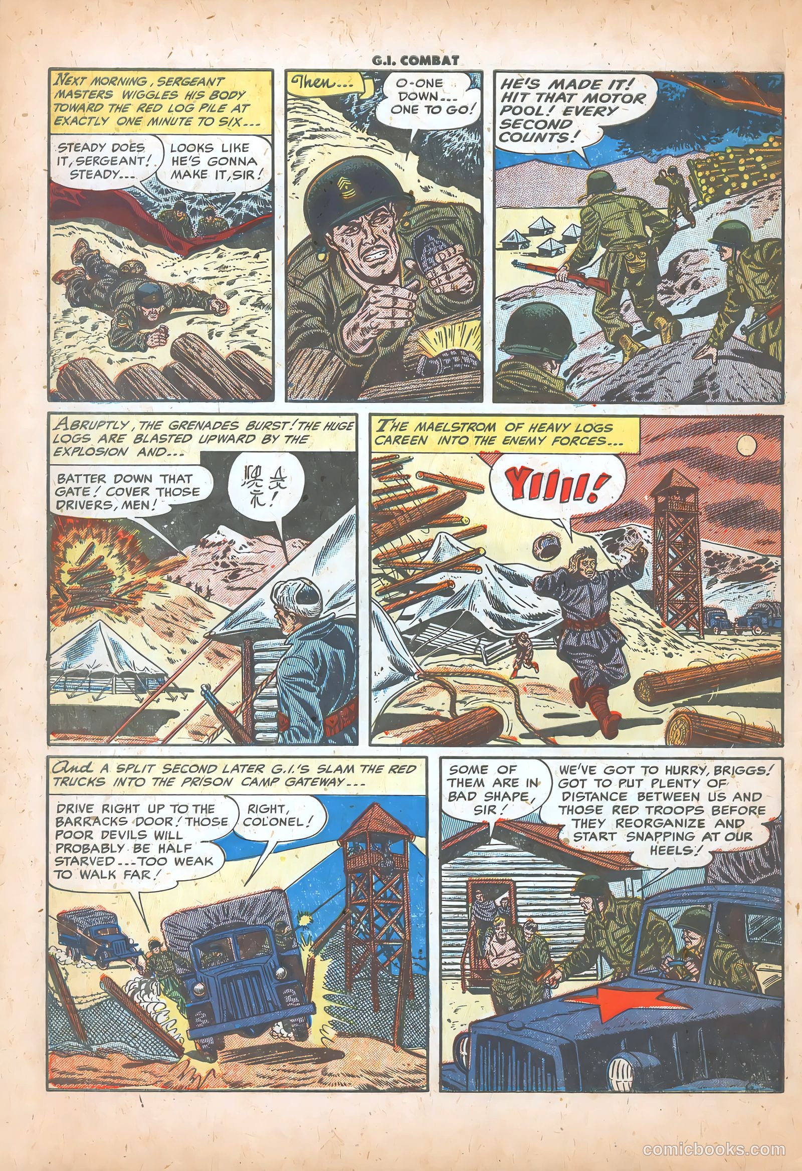 G.I. Combat #15 (1954) — page 8 of 35