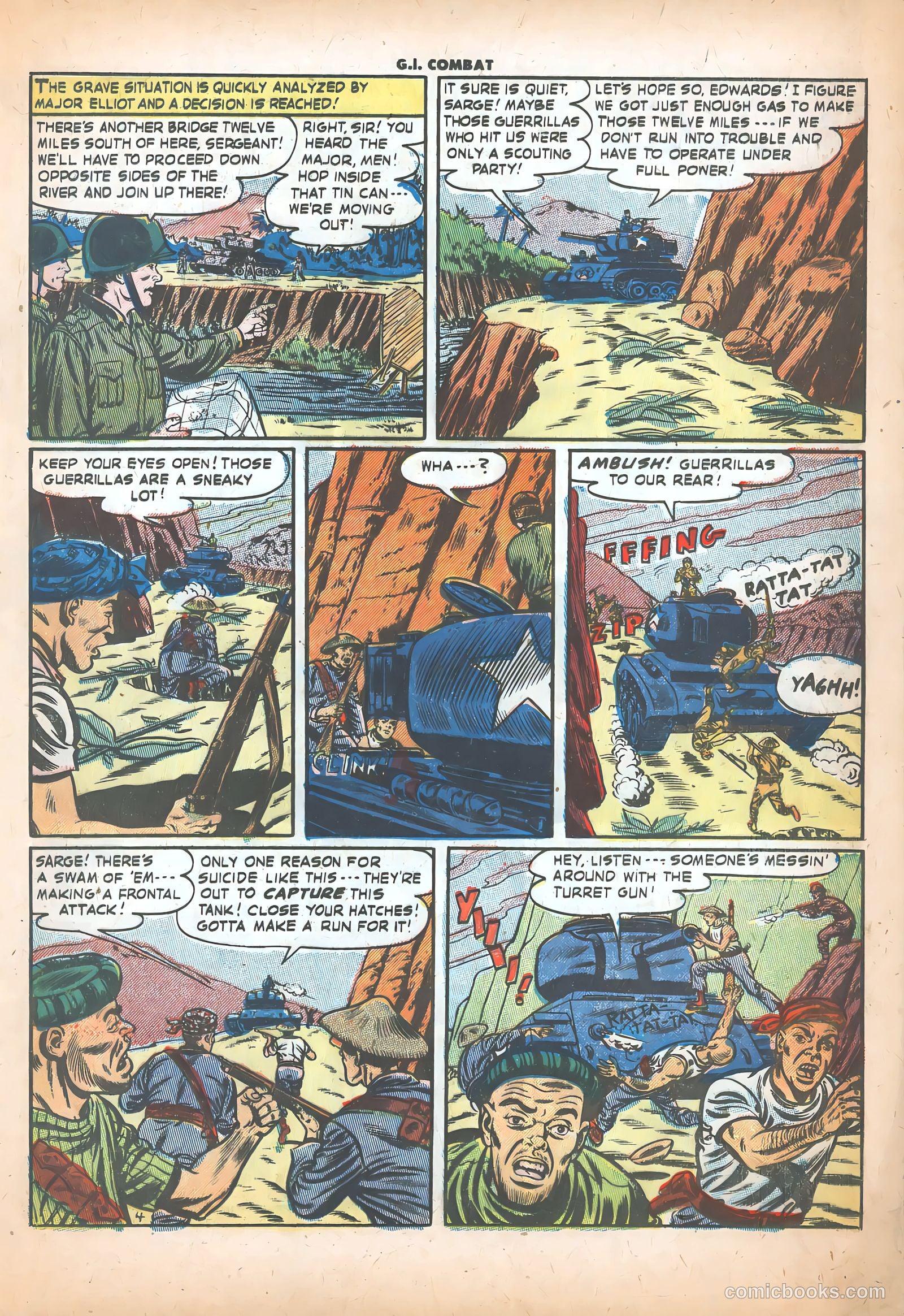 G.I. Combat #15 (1954) — page 15 of 35