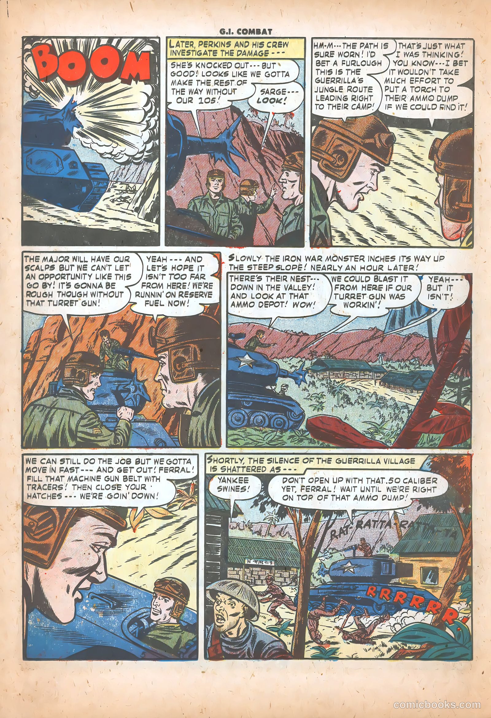 G.I. Combat #15 (1954) — page 16 of 35