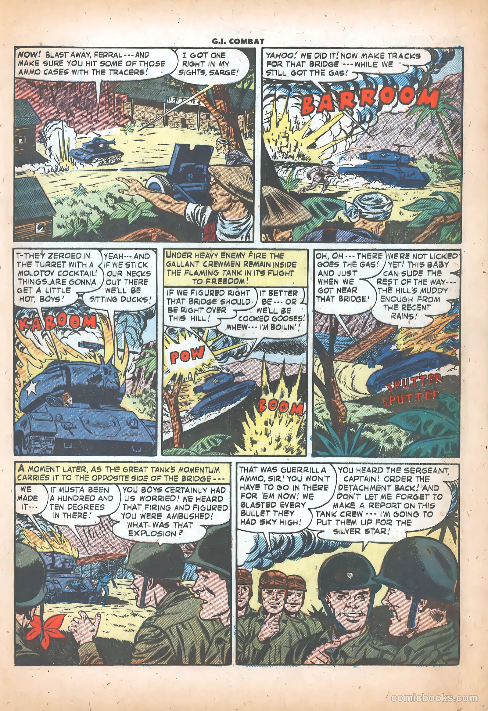 G.I. Combat #15 (1954) — page 17 of 35