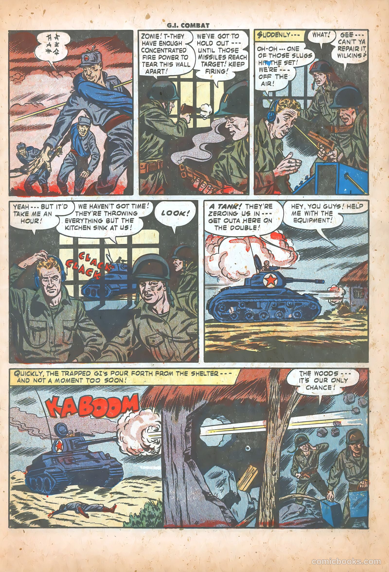 G.I. Combat #15 (1954) — page 21 of 35