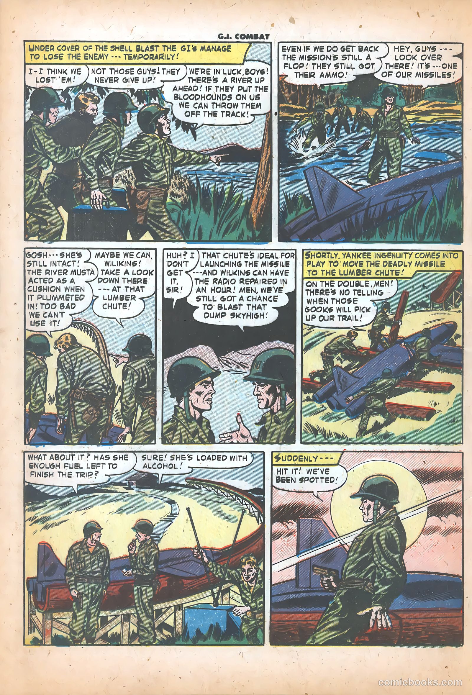 G.I. Combat #15 (1954) — page 22 of 35