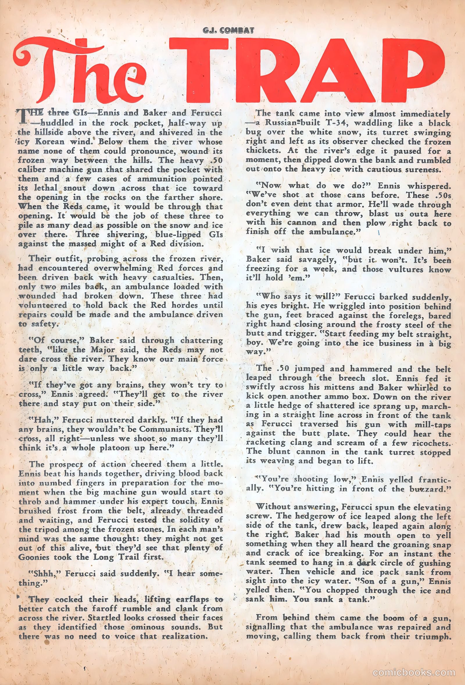 G.I. Combat #15 (1954) — page 26 of 35