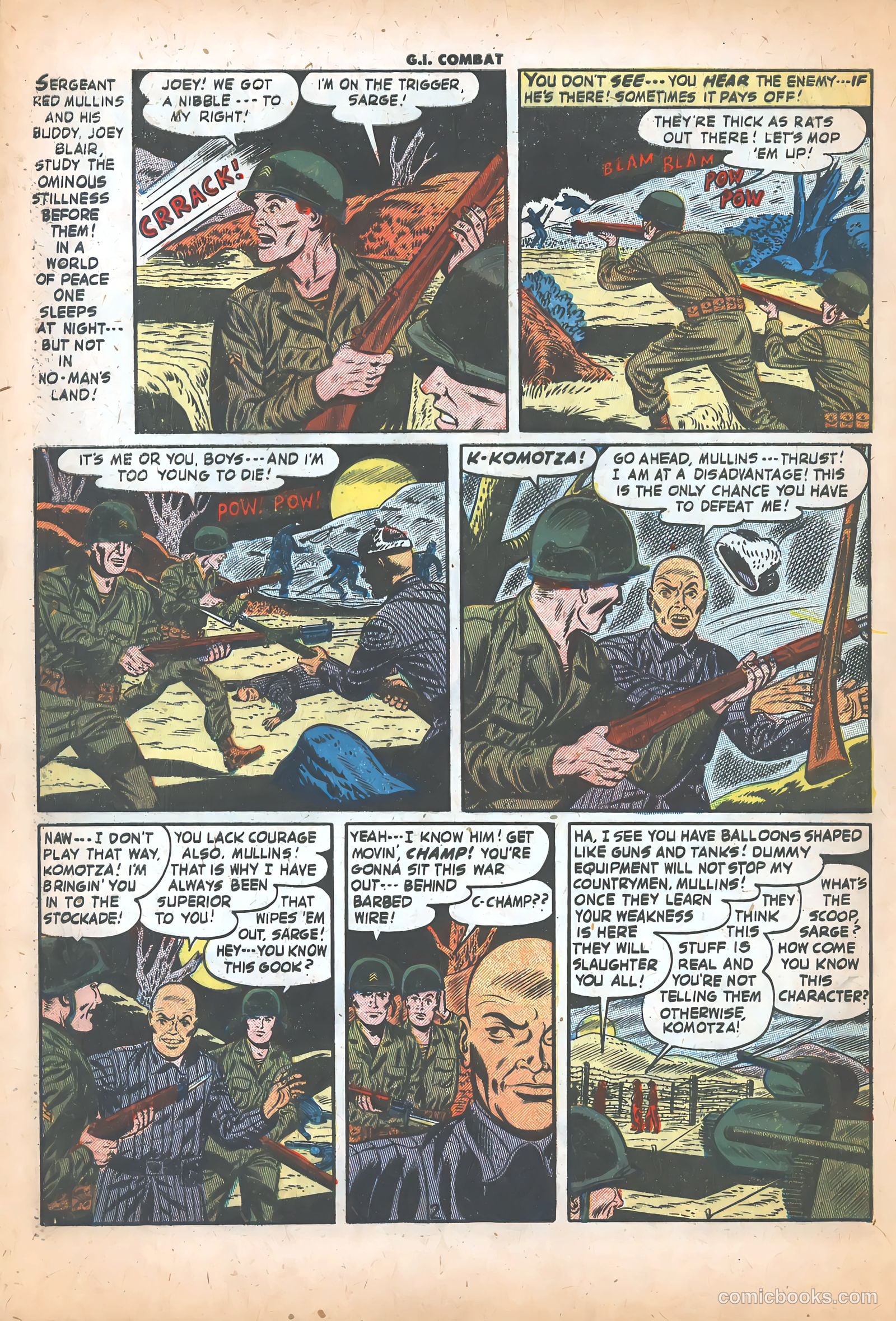G.I. Combat #15 (1954) — page 28 of 35