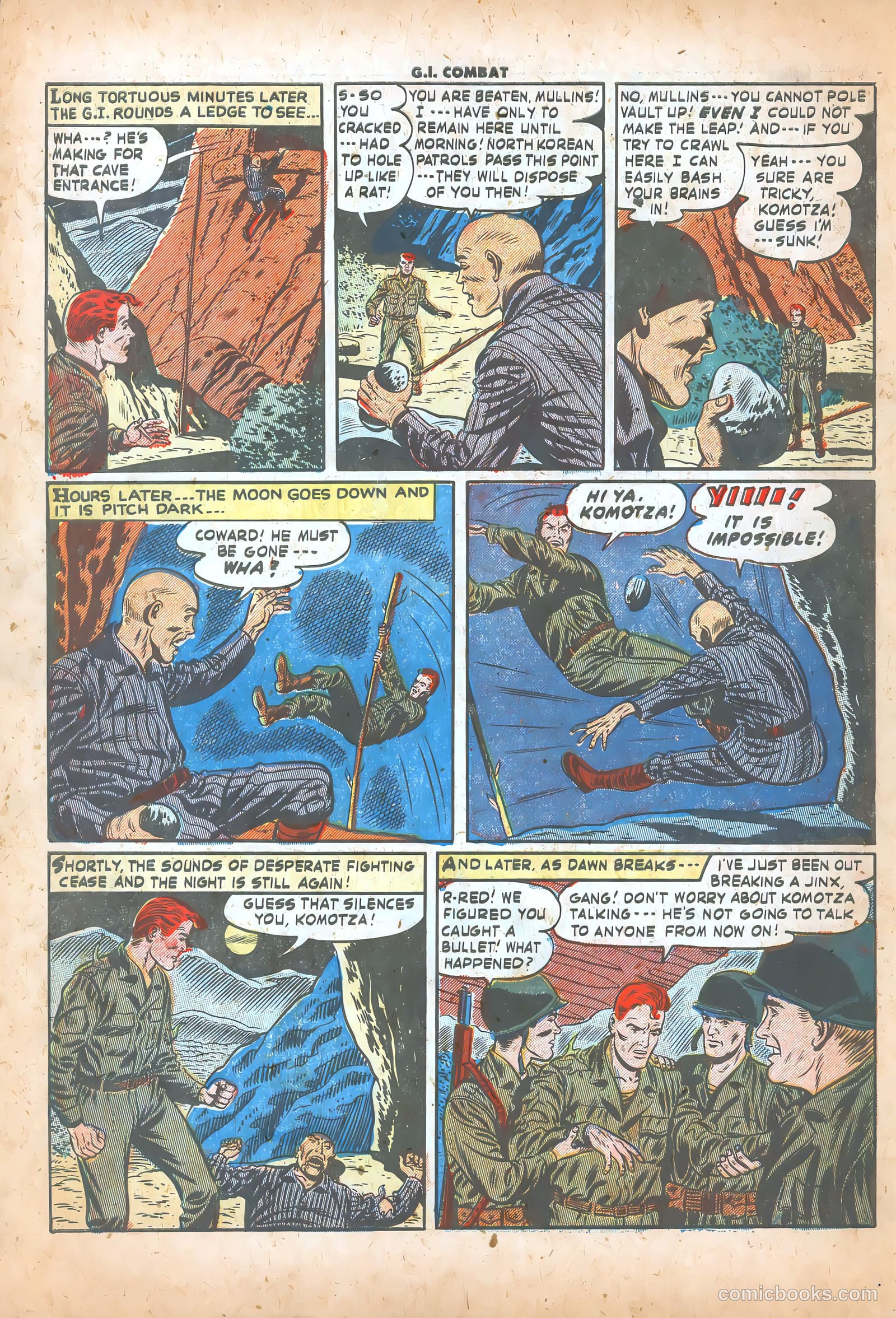 G.I. Combat #15 (1954) — page 32 of 35