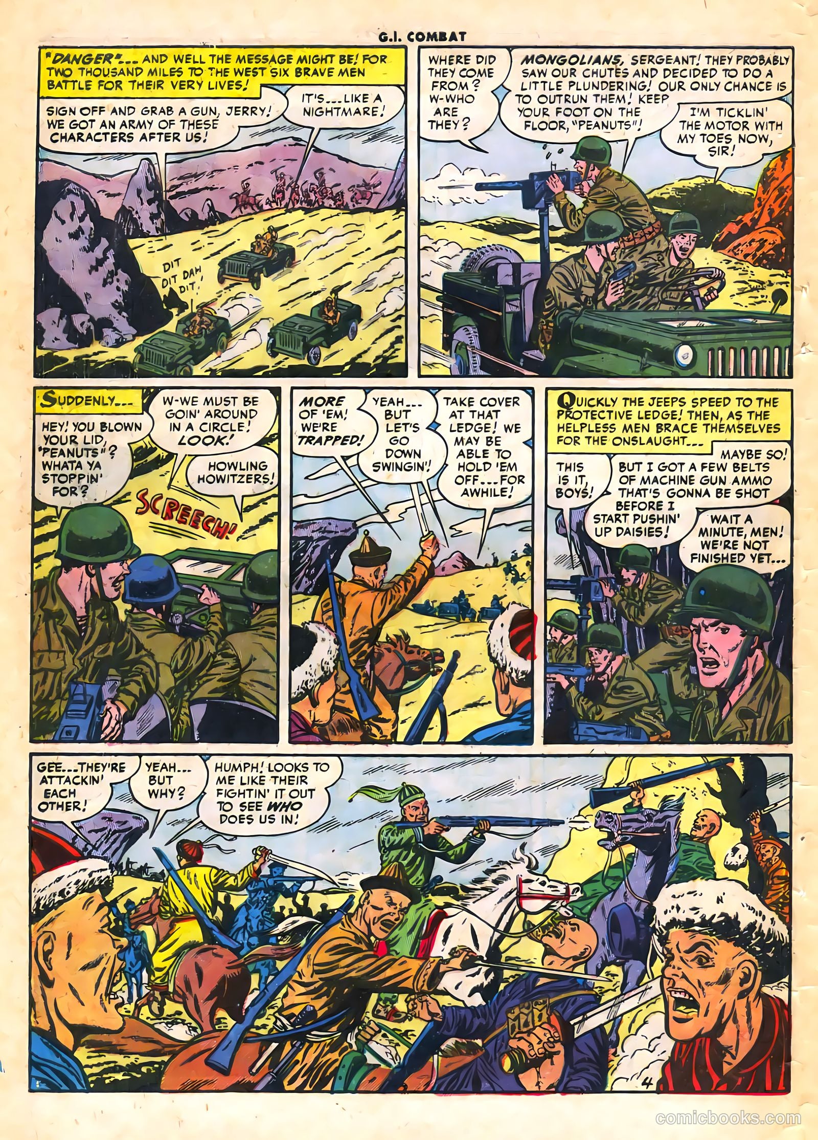 G.I. Combat #16 (1954) — page 6 of 36