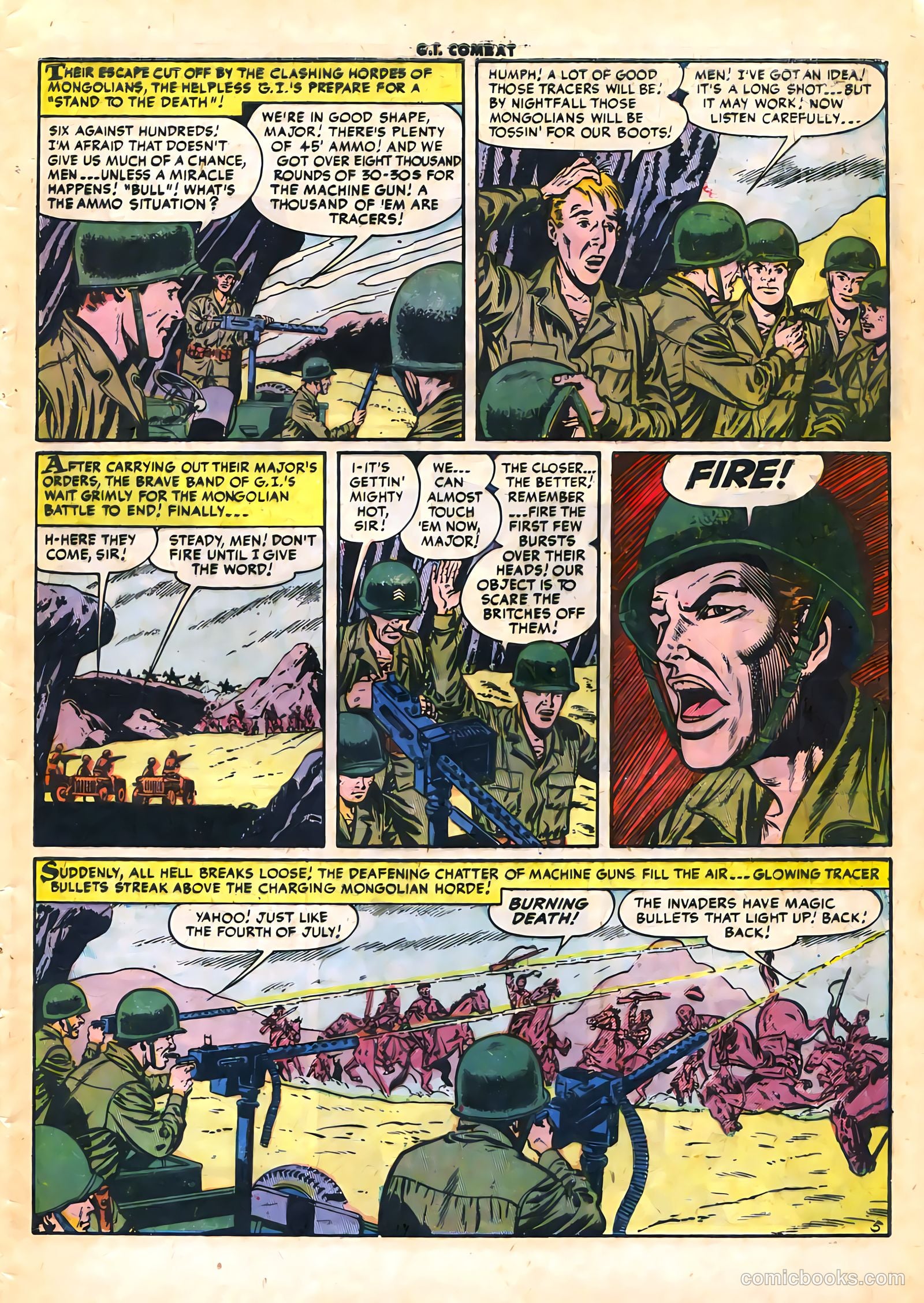 G.I. Combat #16 (1954) — page 7 of 36