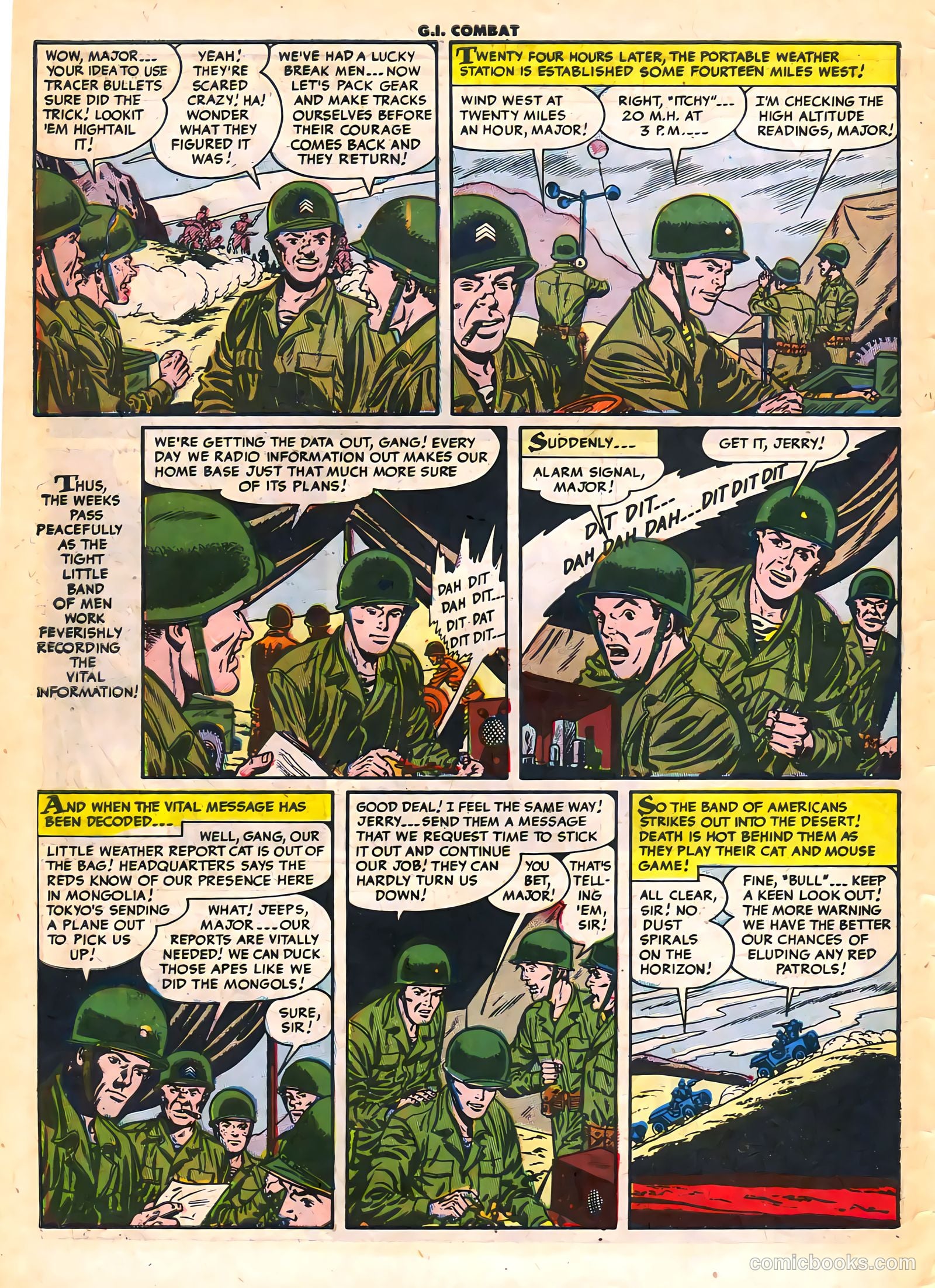 G.I. Combat #16 (1954) — page 8 of 36