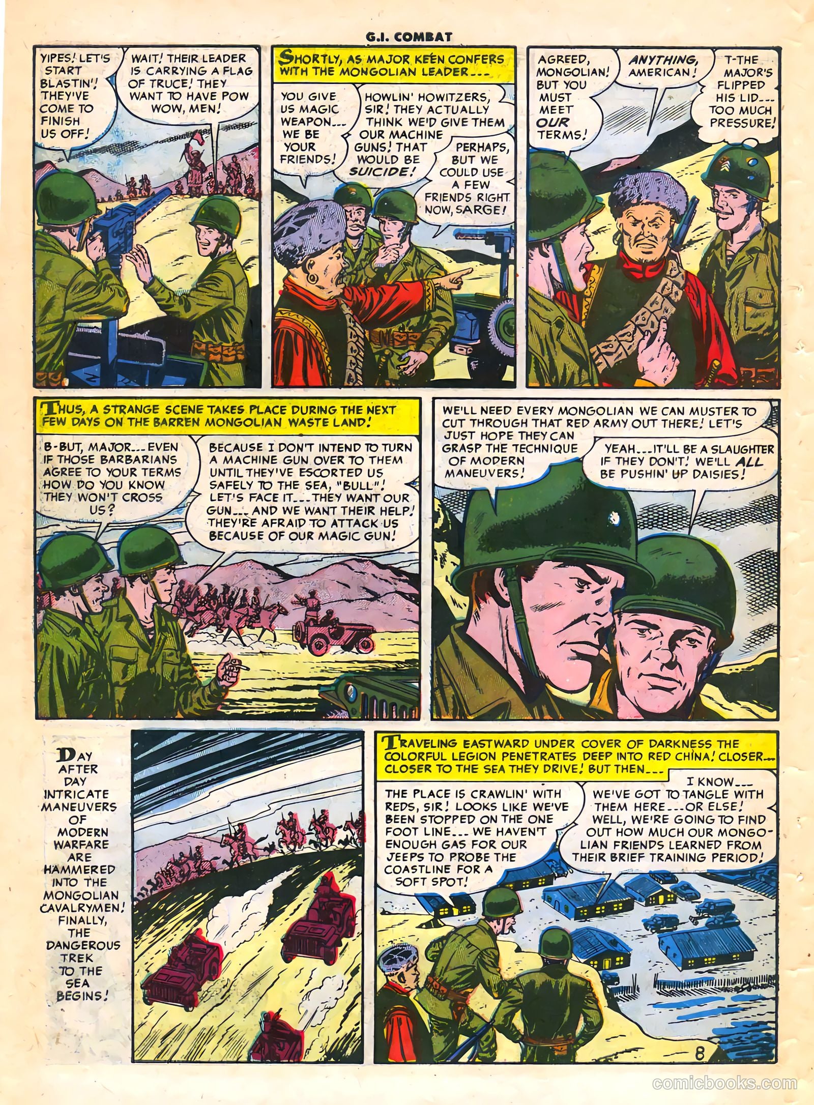 G.I. Combat #16 (1954) — page 10 of 36