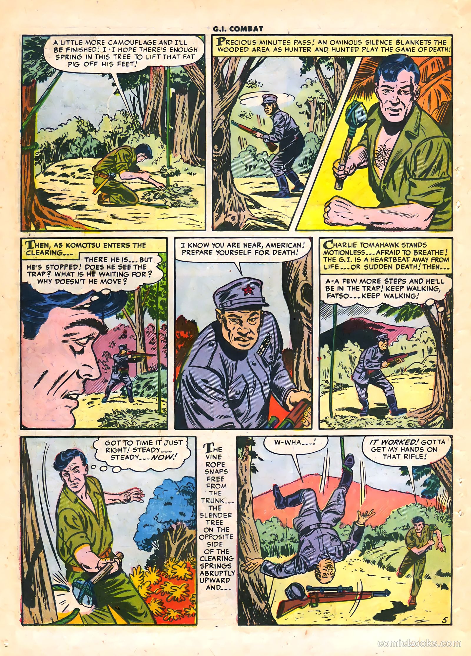 G.I. Combat #16 (1954) — page 16 of 36