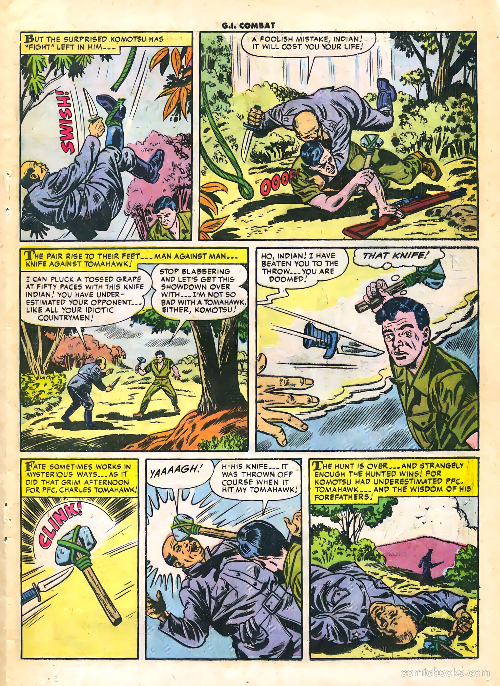 G.I. Combat #16 (1954) — page 17 of 36
