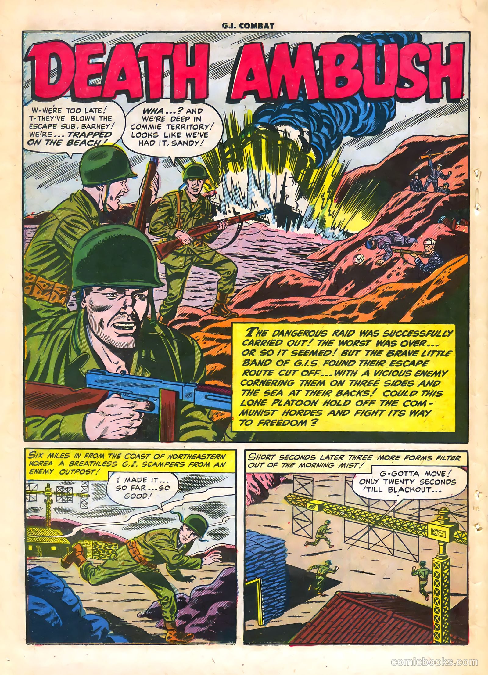 G.I. Combat #16 (1954) — page 18 of 36