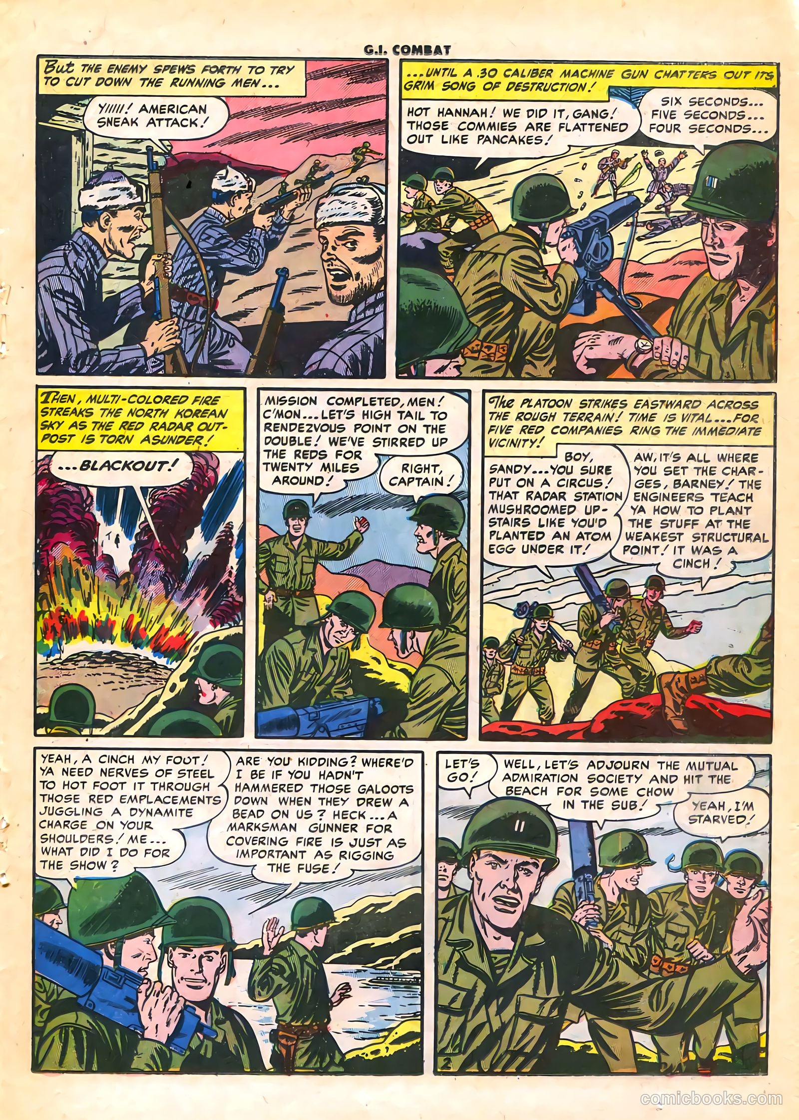 G.I. Combat #16 (1954) — page 19 of 36