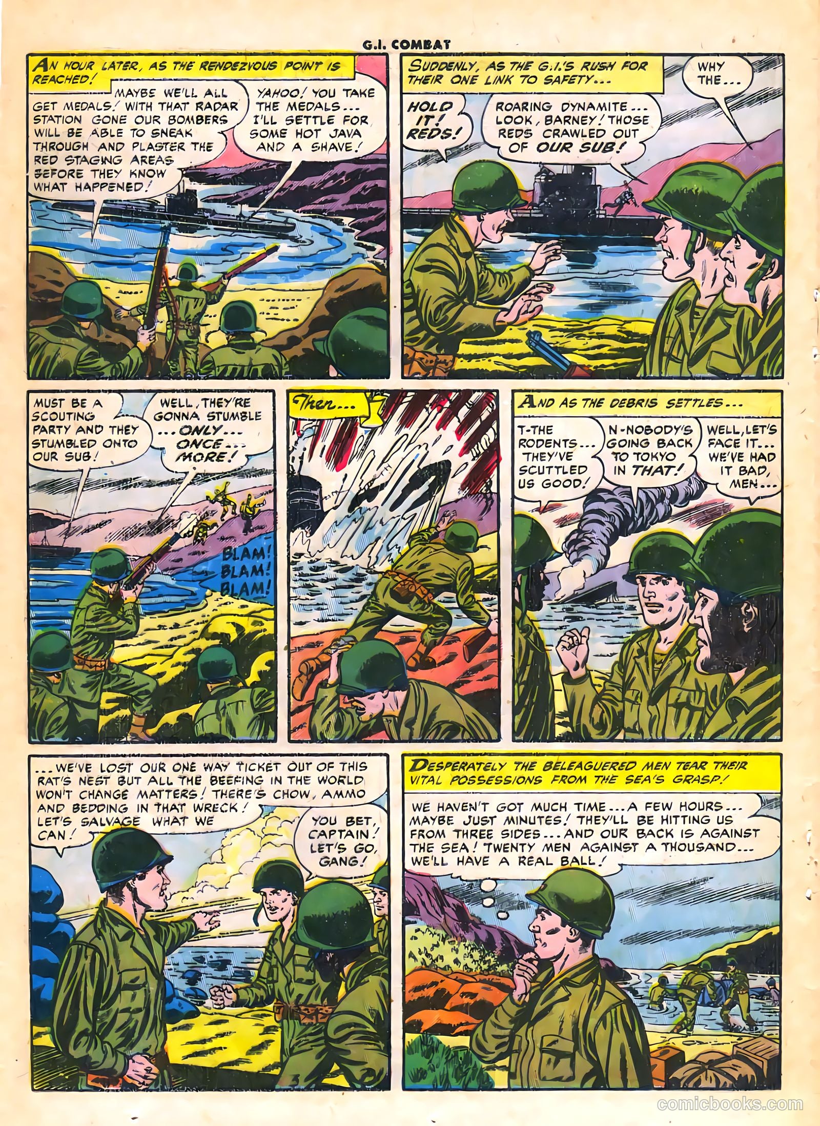 G.I. Combat #16 (1954) — page 20 of 36