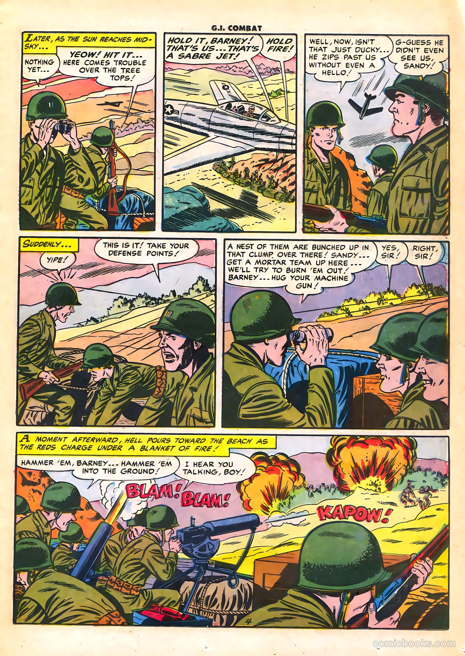 G.I. Combat #16 (1954) — page 21 of 36