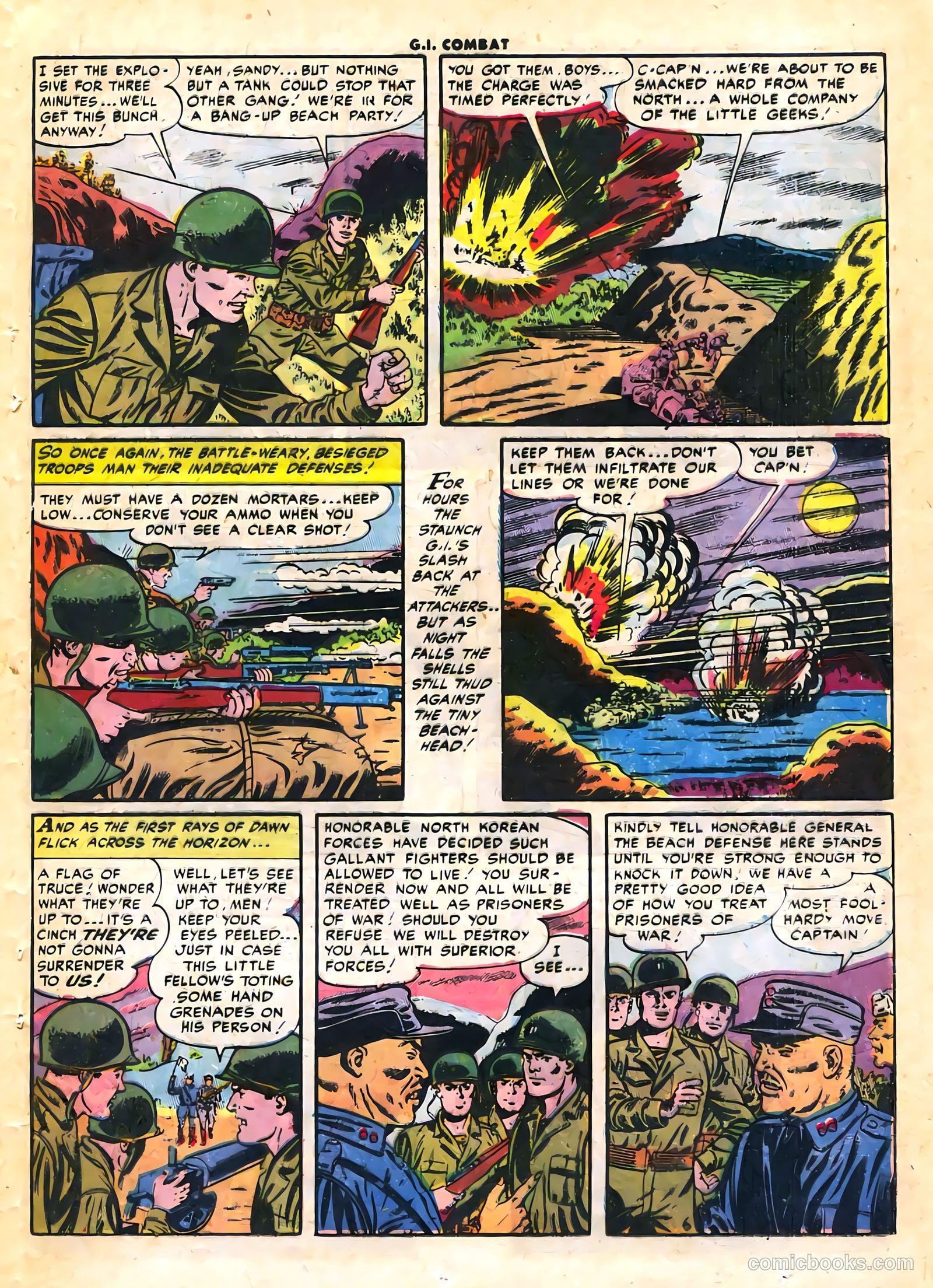 G.I. Combat #16 (1954) — page 23 of 36