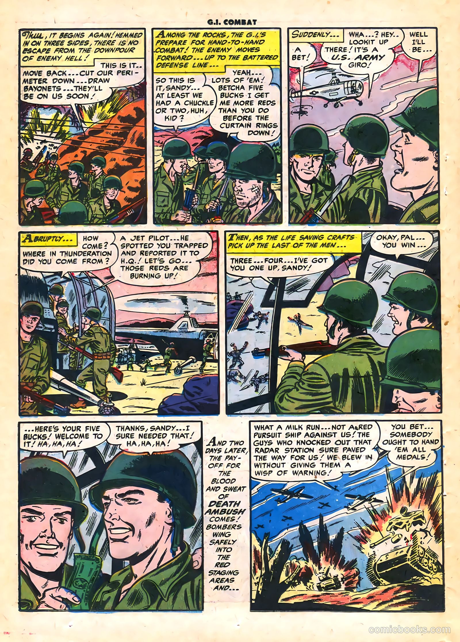 G.I. Combat #16 (1954) — page 24 of 36