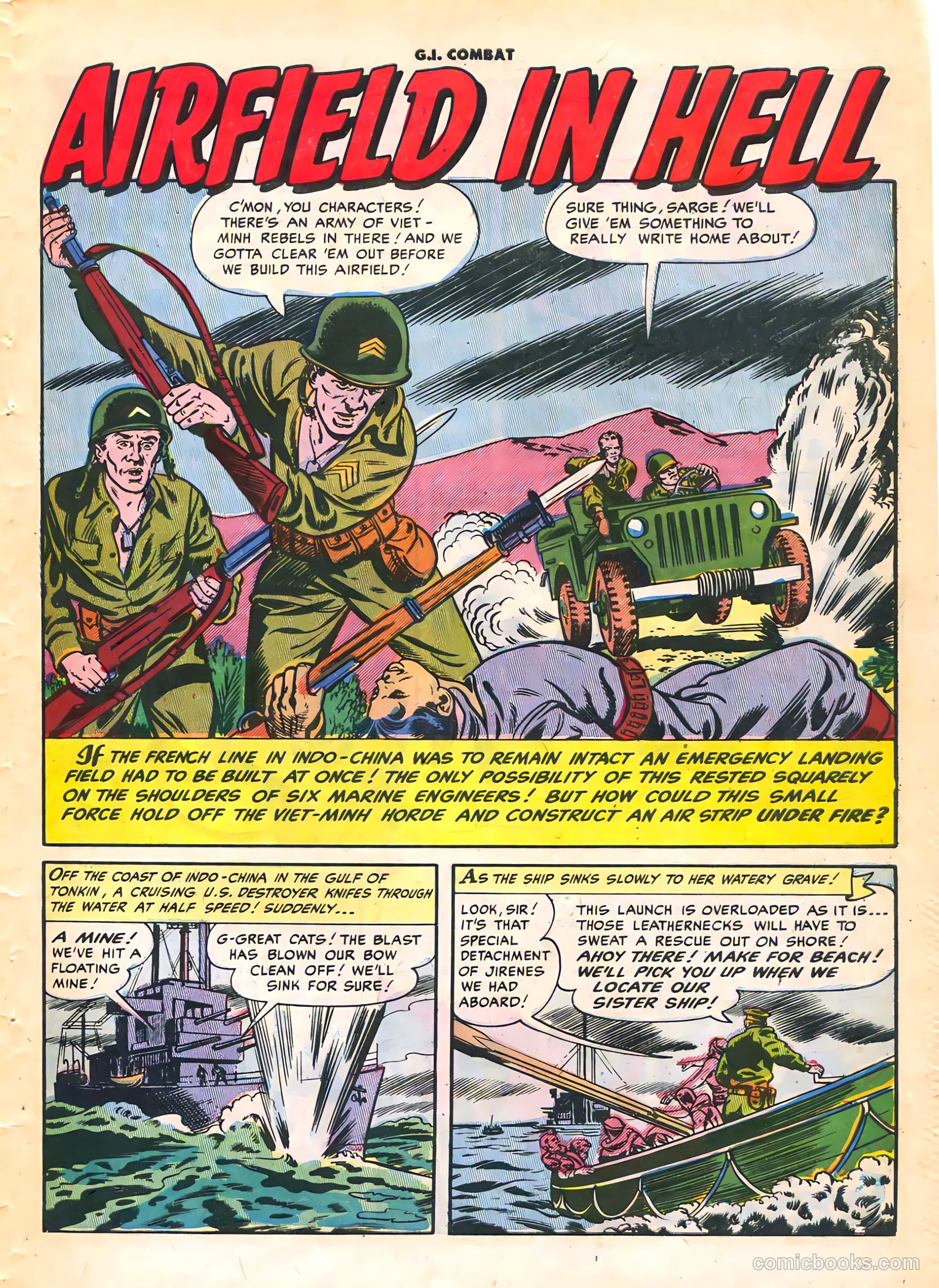 G.I. Combat #16 (1954) — page 27 of 36