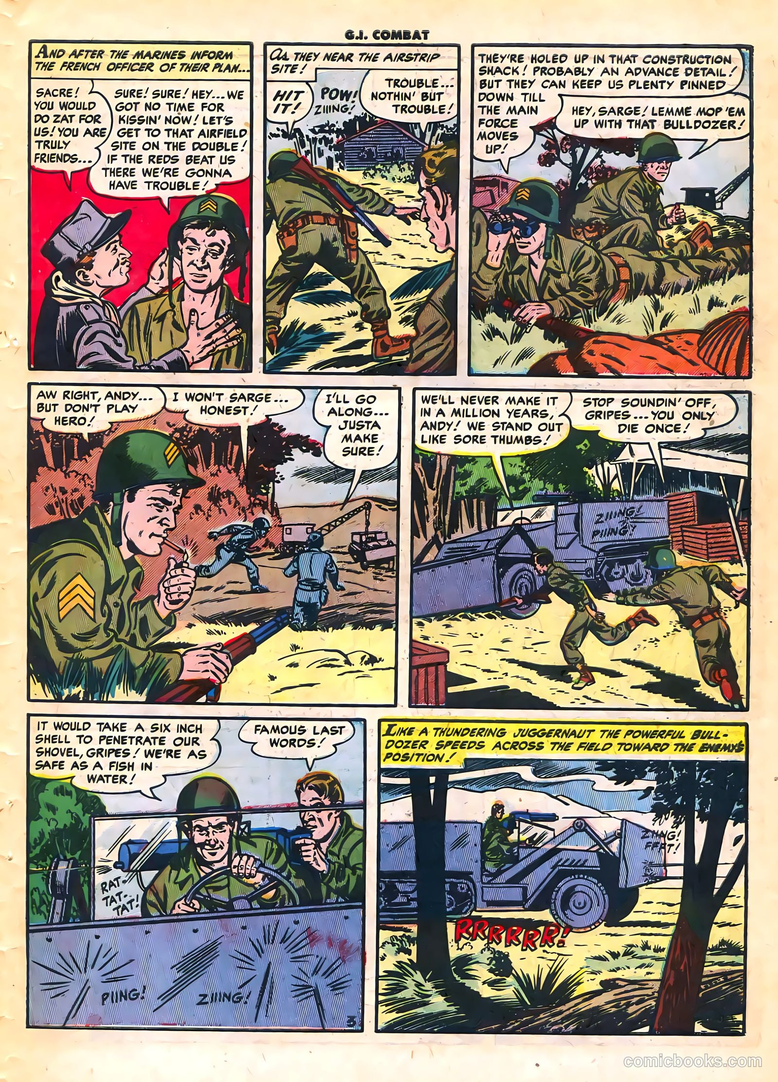 G.I. Combat #16 (1954) — page 29 of 36