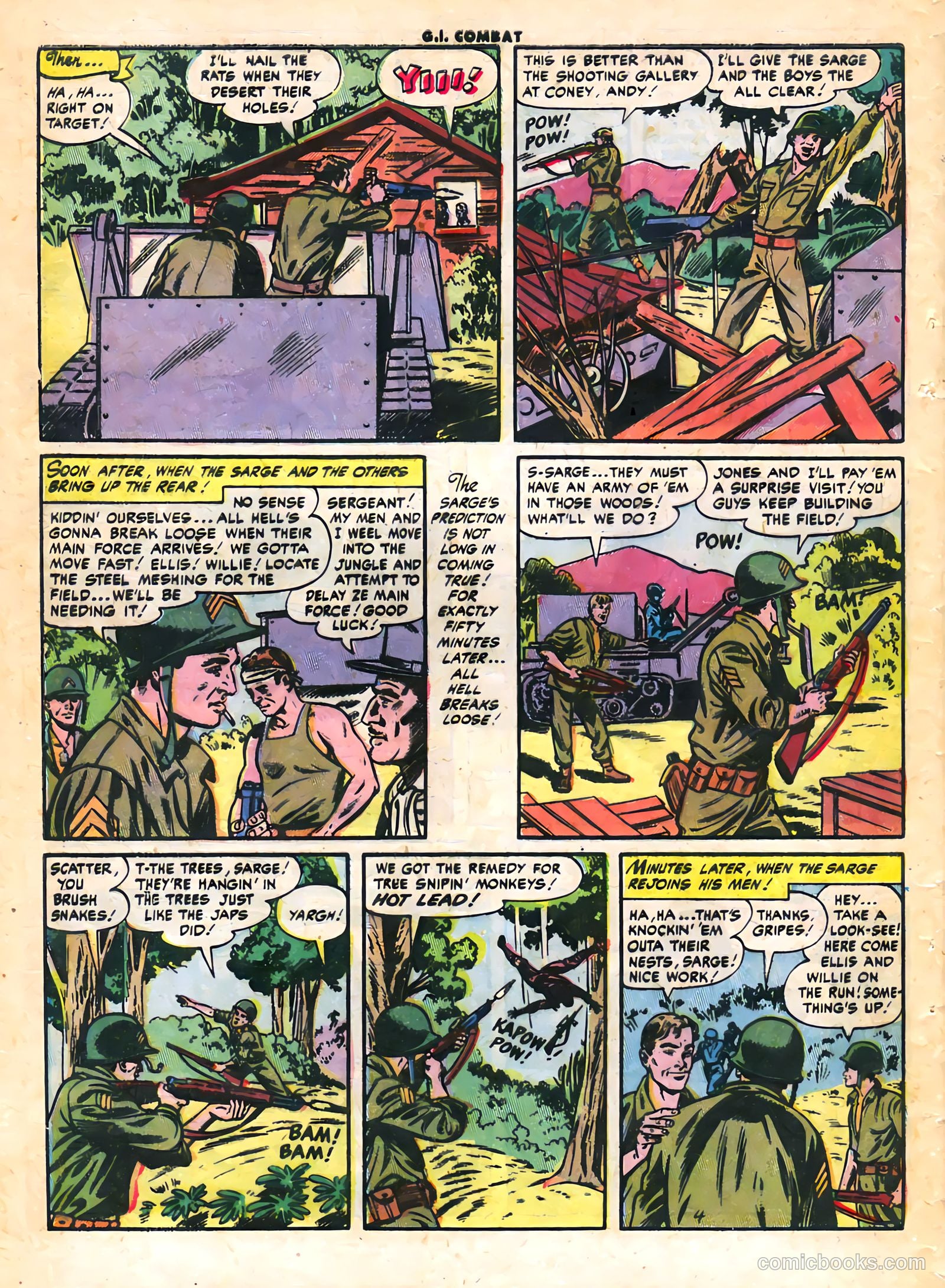 G.I. Combat #16 (1954) — page 30 of 36