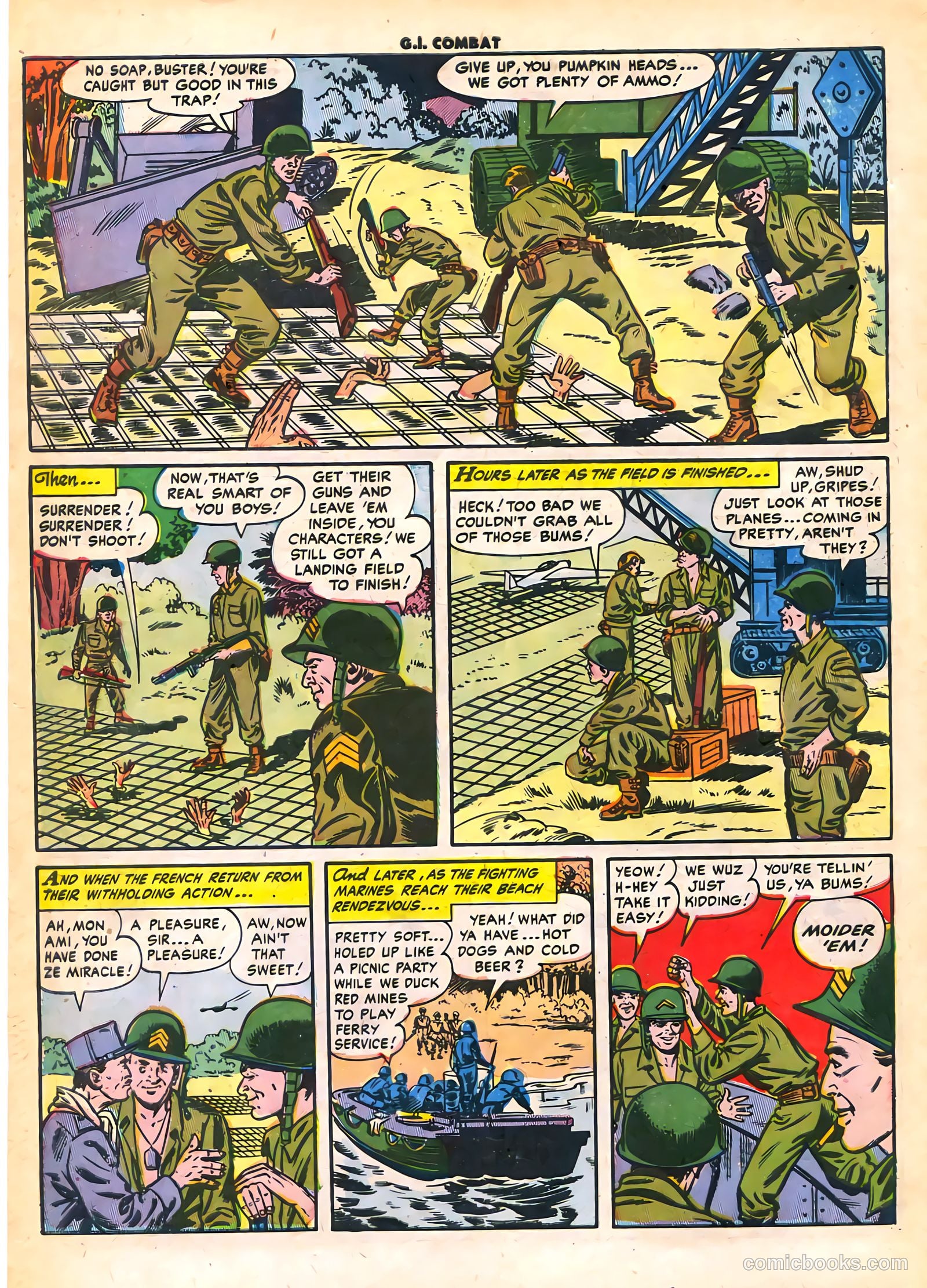 G.I. Combat #16 (1954) — page 32 of 36