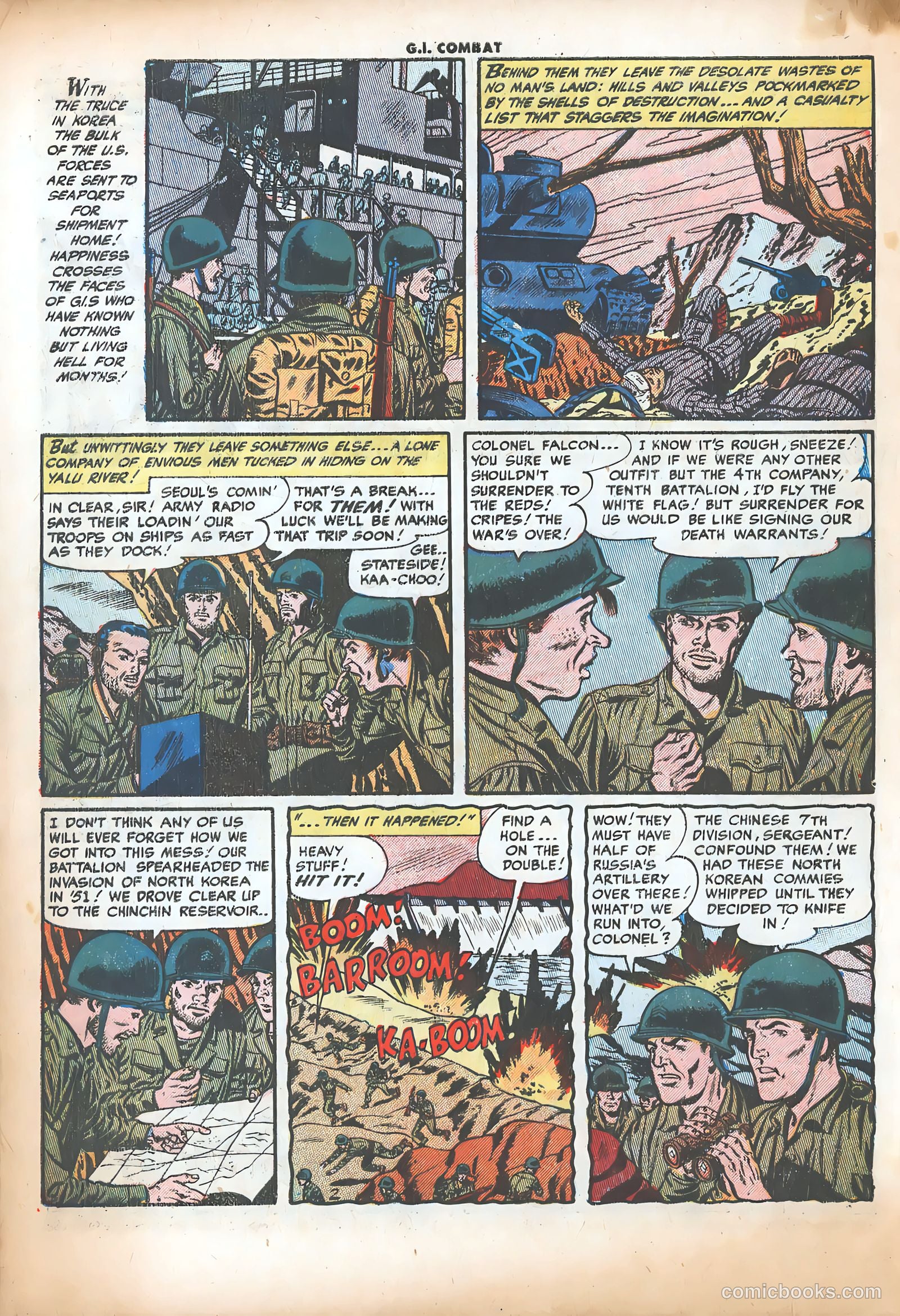 G.I. Combat #17 (1954) — page 4 of 36