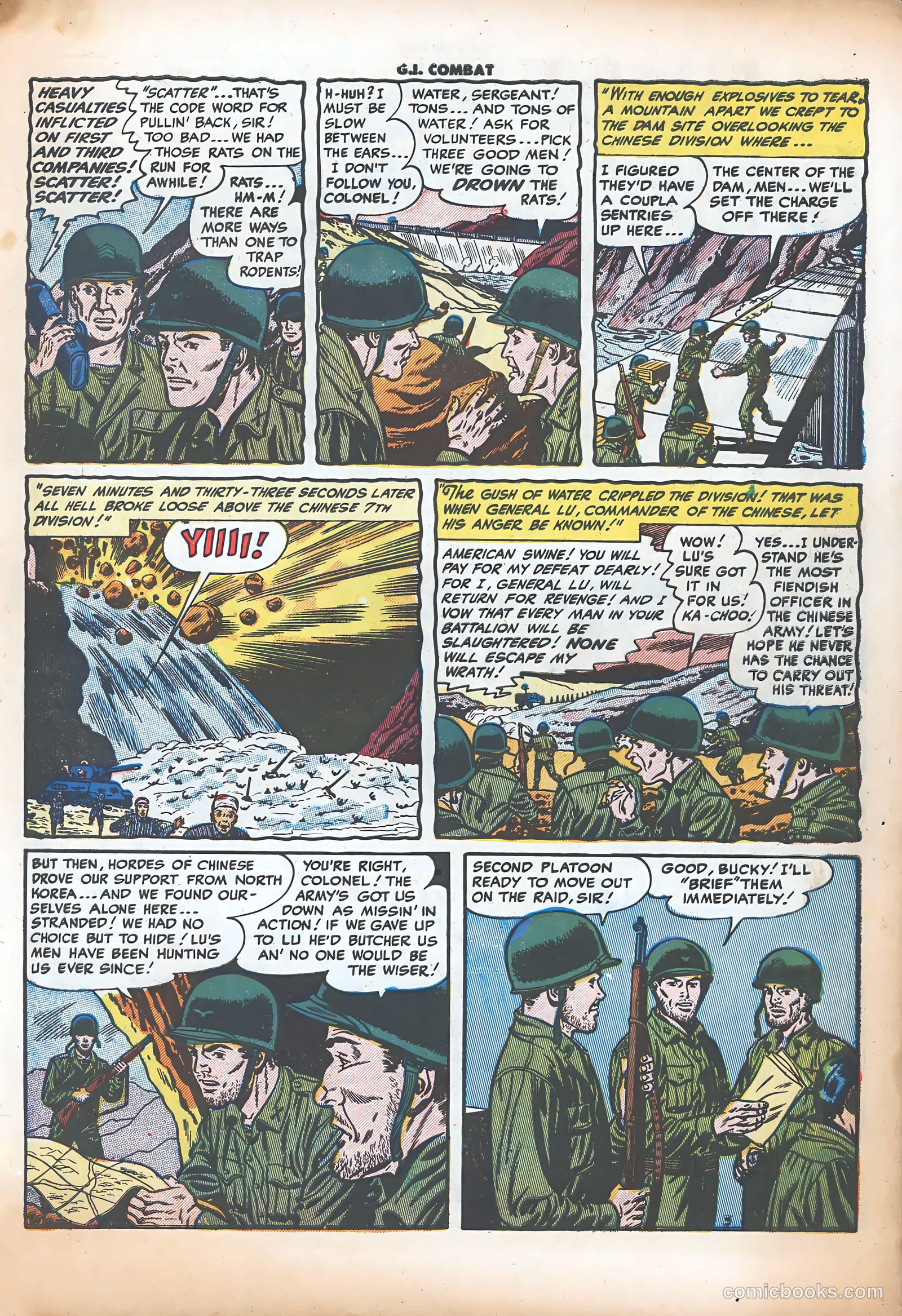 G.I. Combat #17 (1954) — page 5 of 36
