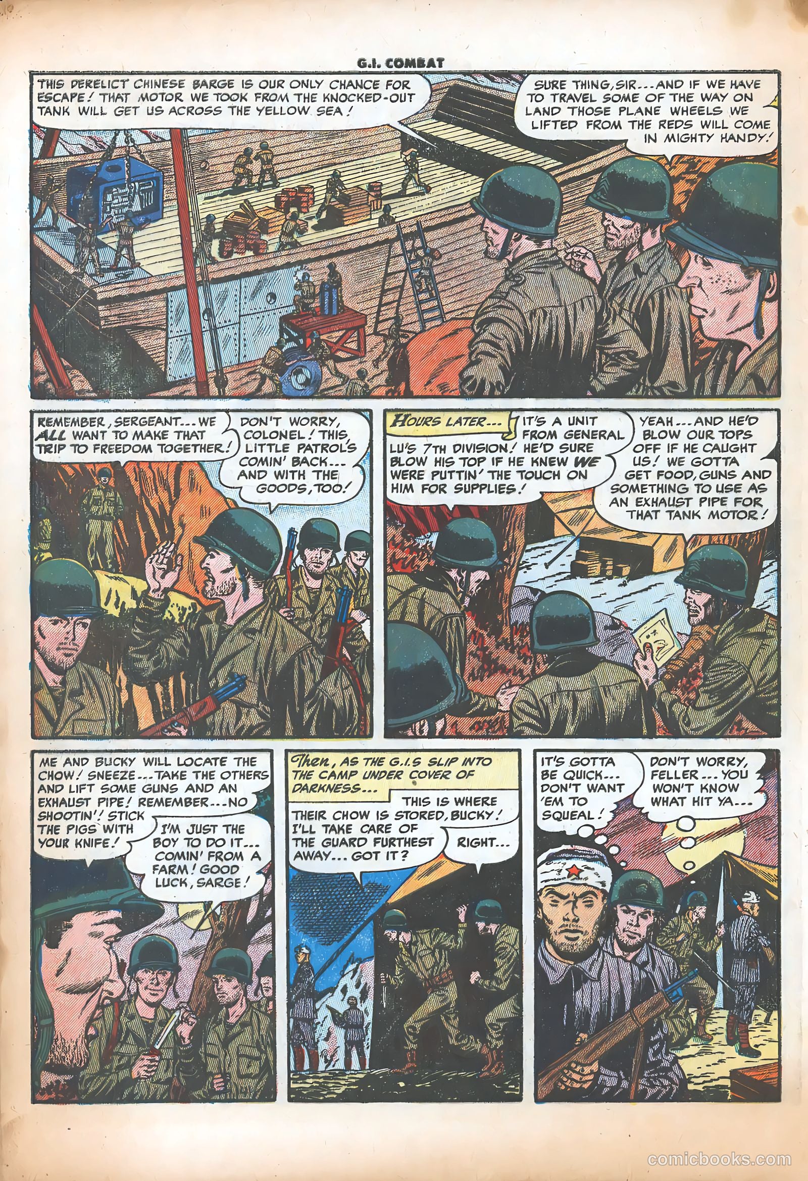G.I. Combat #17 (1954) — page 6 of 36