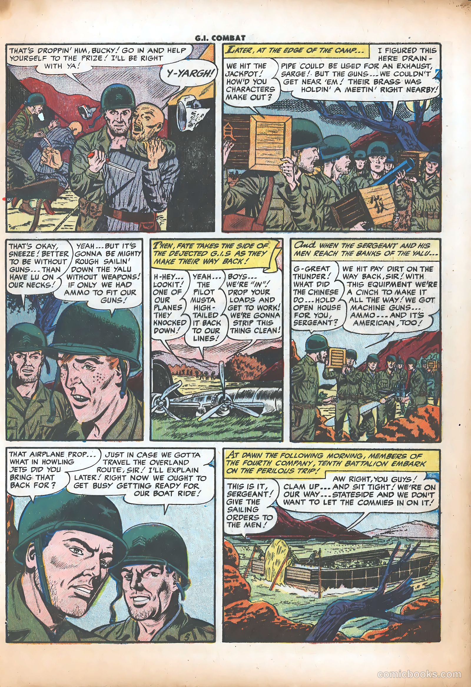 G.I. Combat #17 (1954) — page 7 of 36