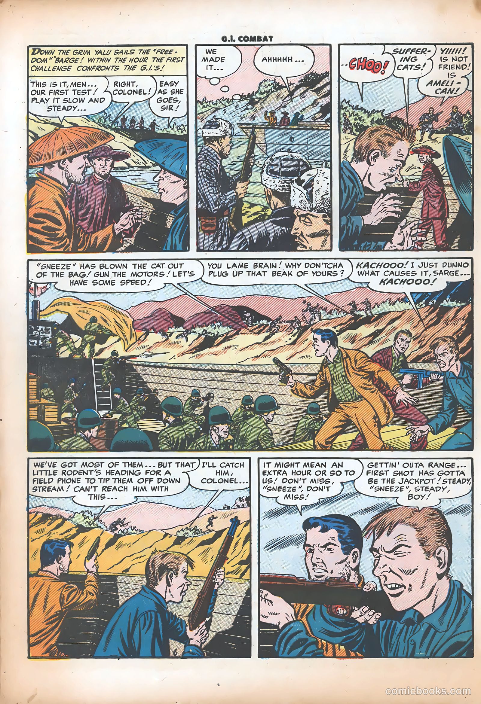 G.I. Combat #17 (1954) — page 8 of 36