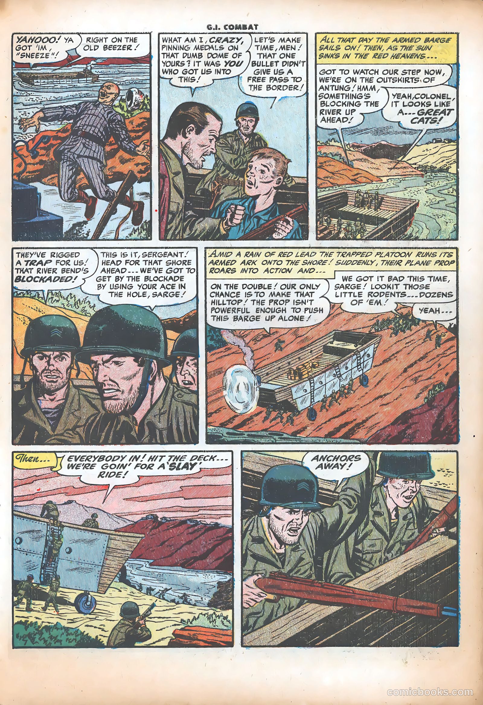 G.I. Combat #17 (1954) — page 9 of 36