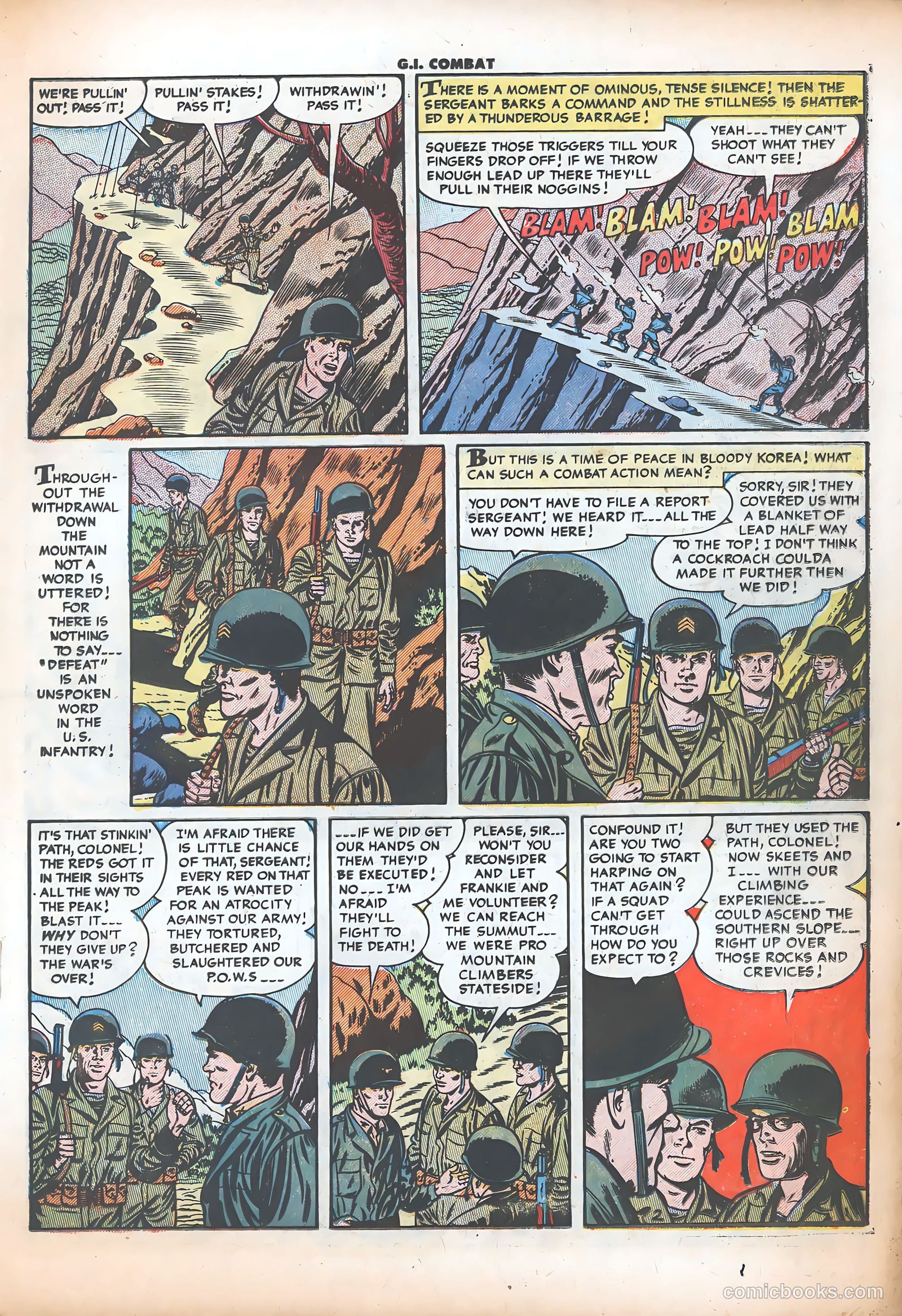 G.I. Combat #17 (1954) — page 19 of 36