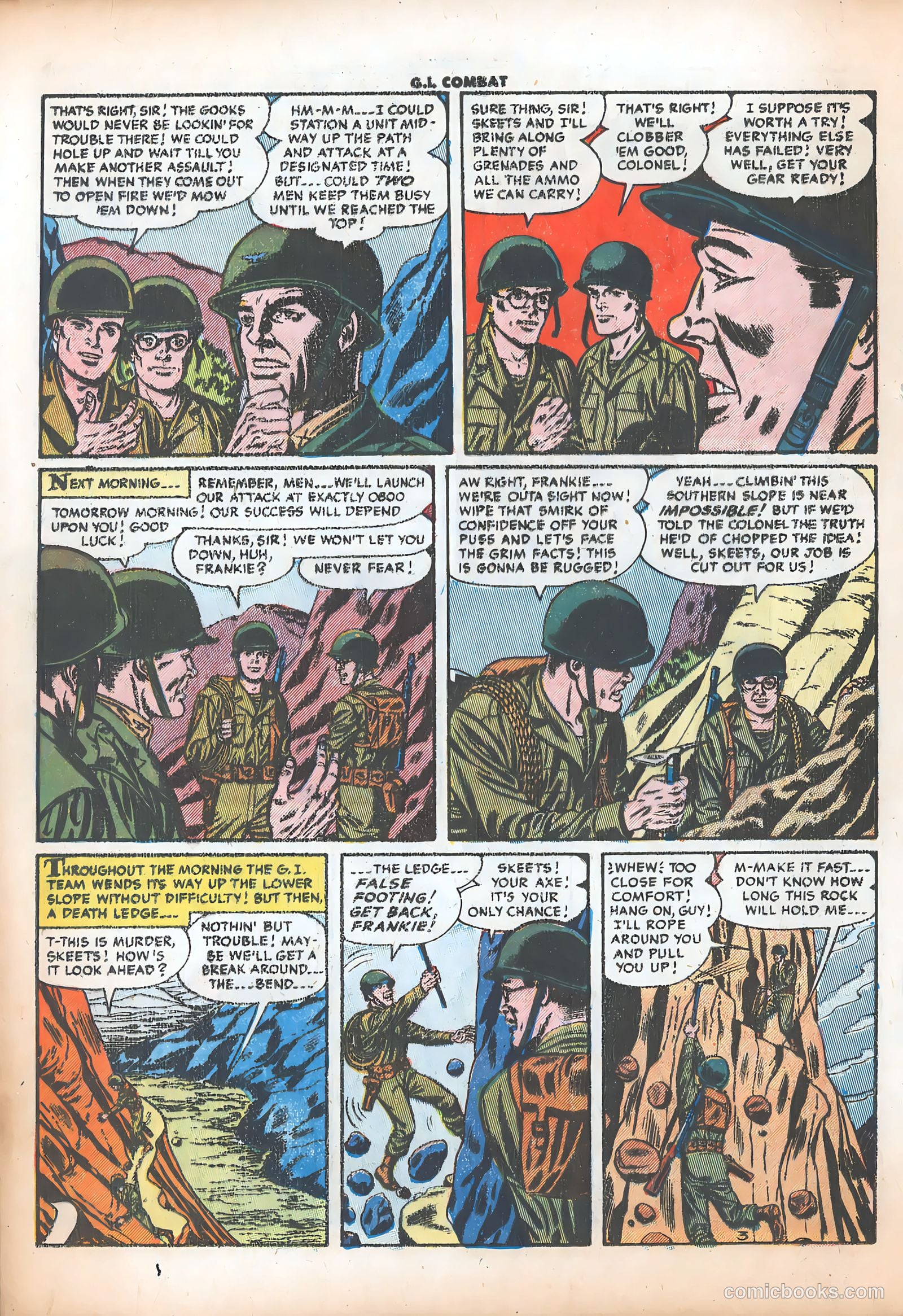G.I. Combat #17 (1954) — page 20 of 36