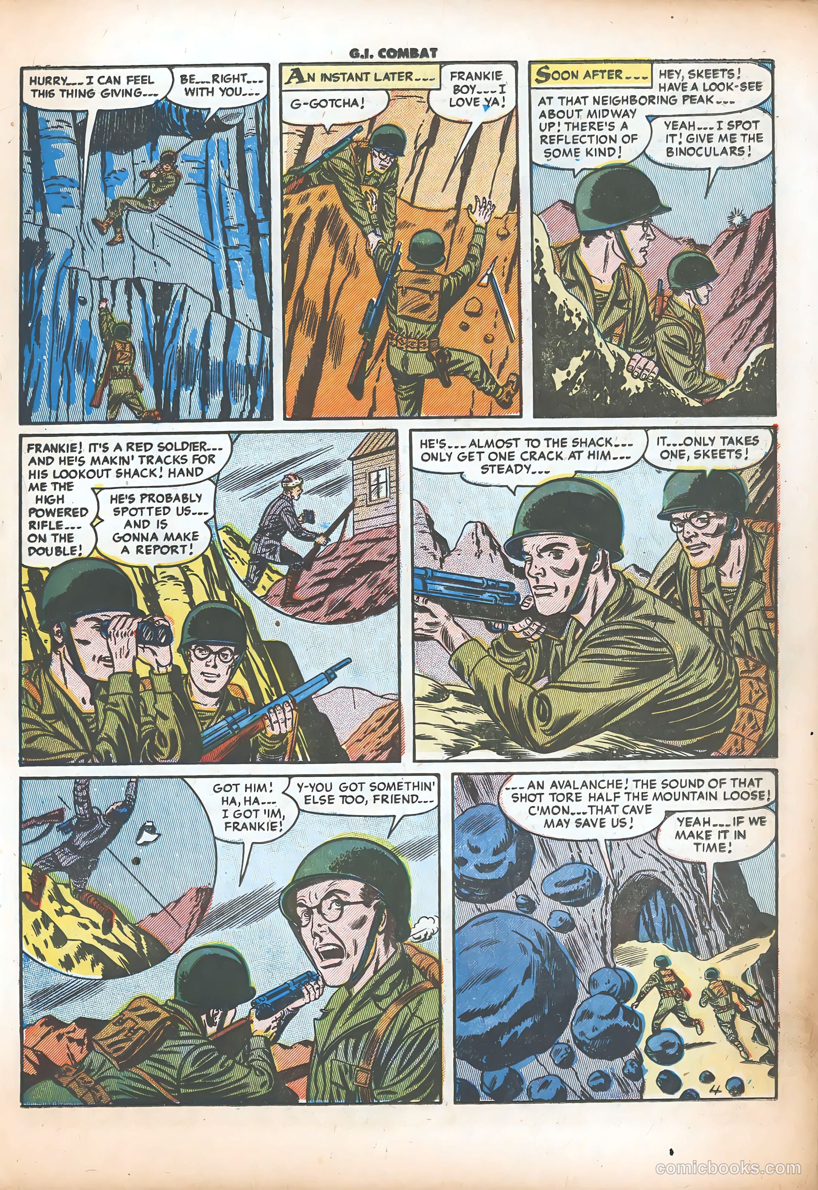 G.I. Combat #17 (1954) — page 21 of 36