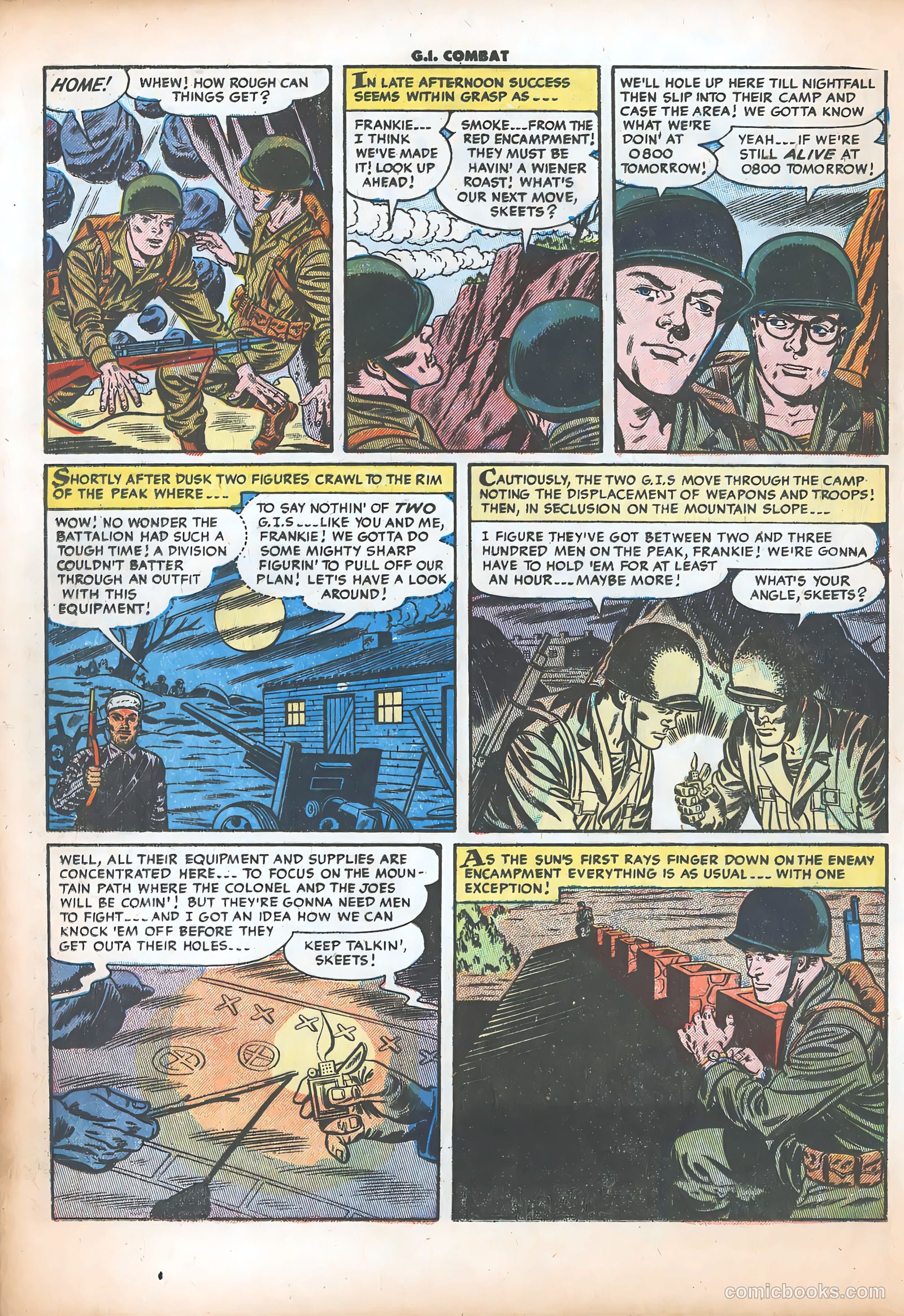 G.I. Combat #17 (1954) — page 22 of 36