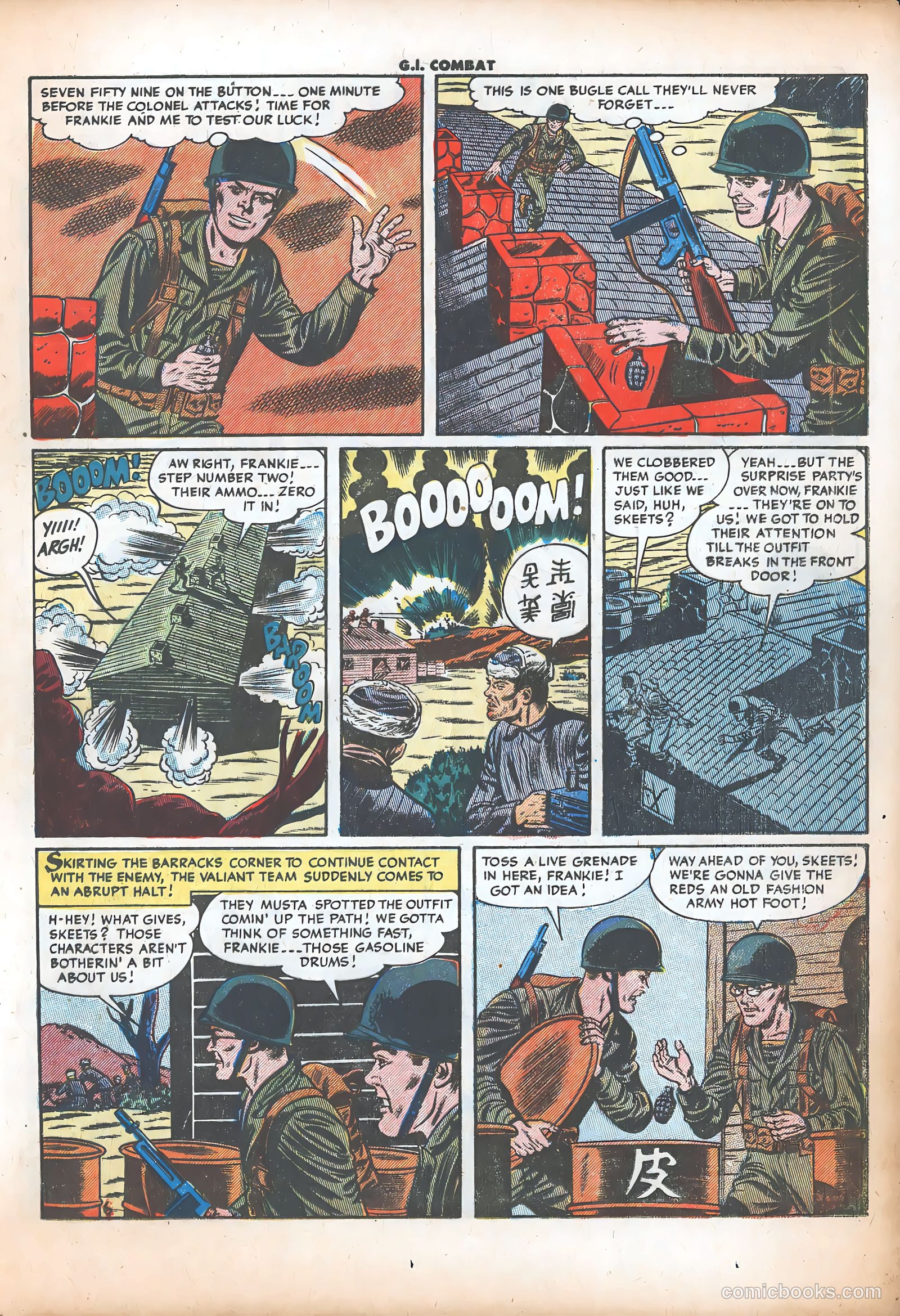 G.I. Combat #17 (1954) — page 23 of 36
