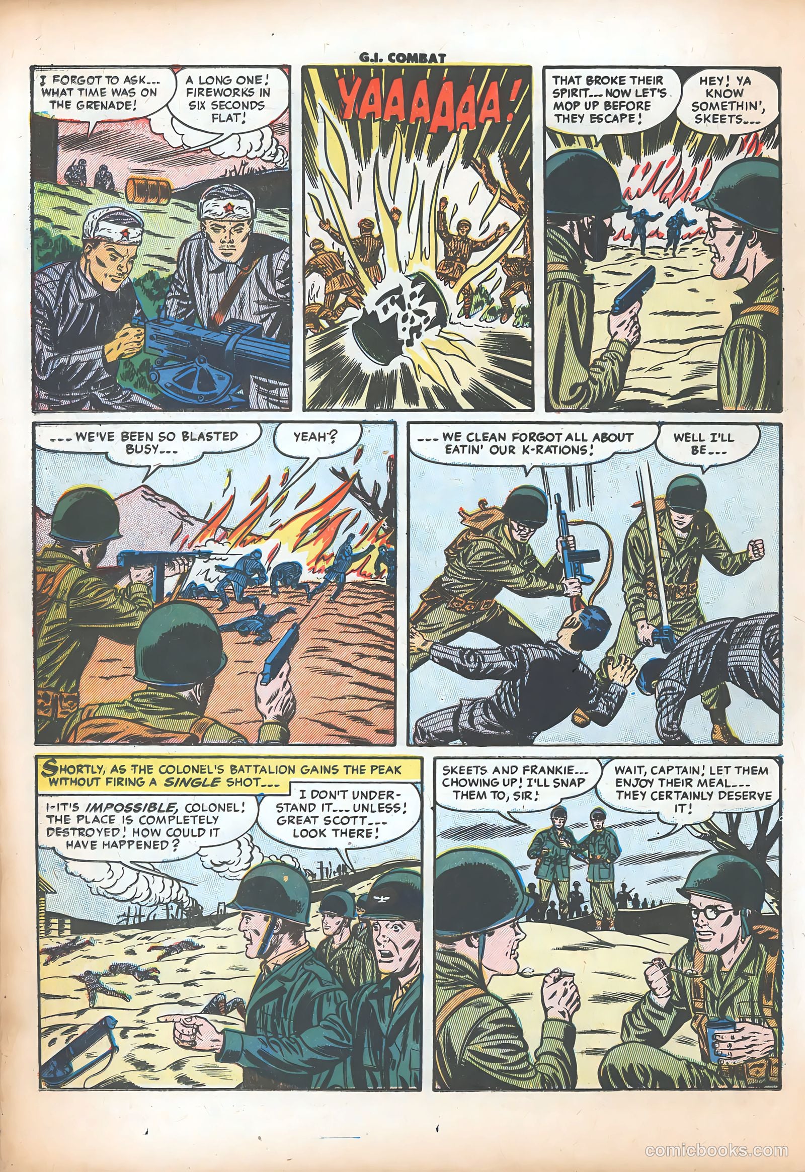 G.I. Combat #17 (1954) — page 24 of 36