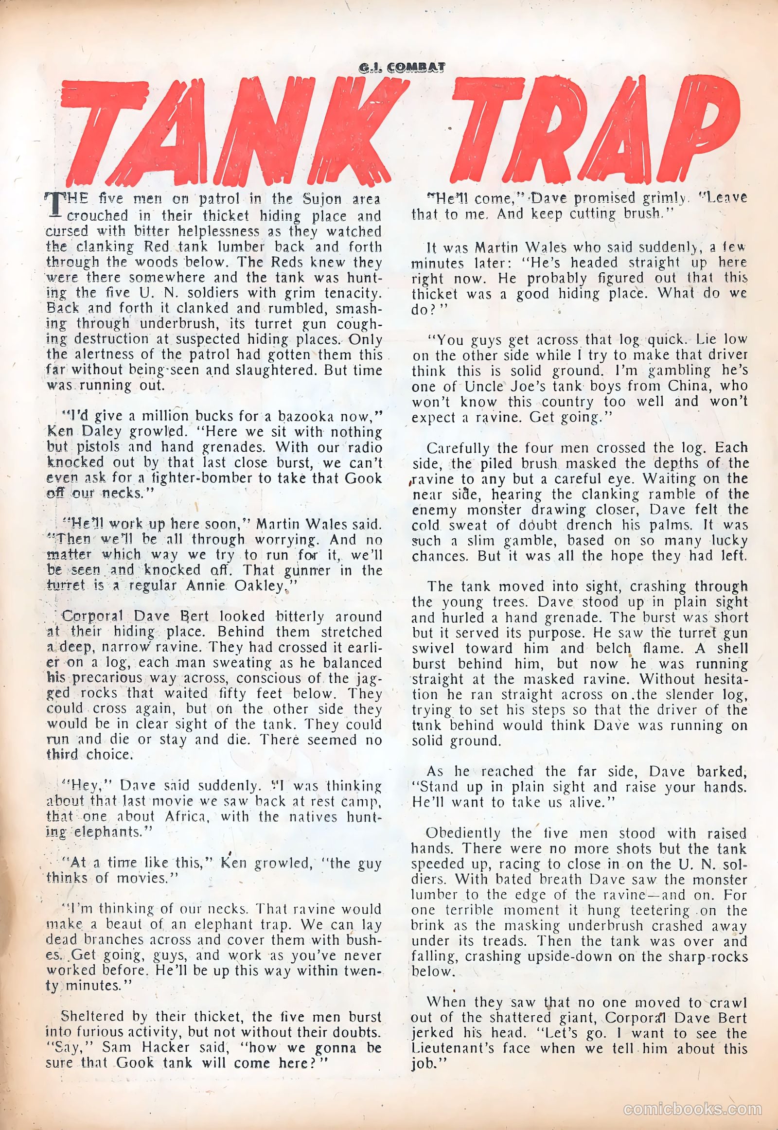 G.I. Combat #17 (1954) — page 26 of 36