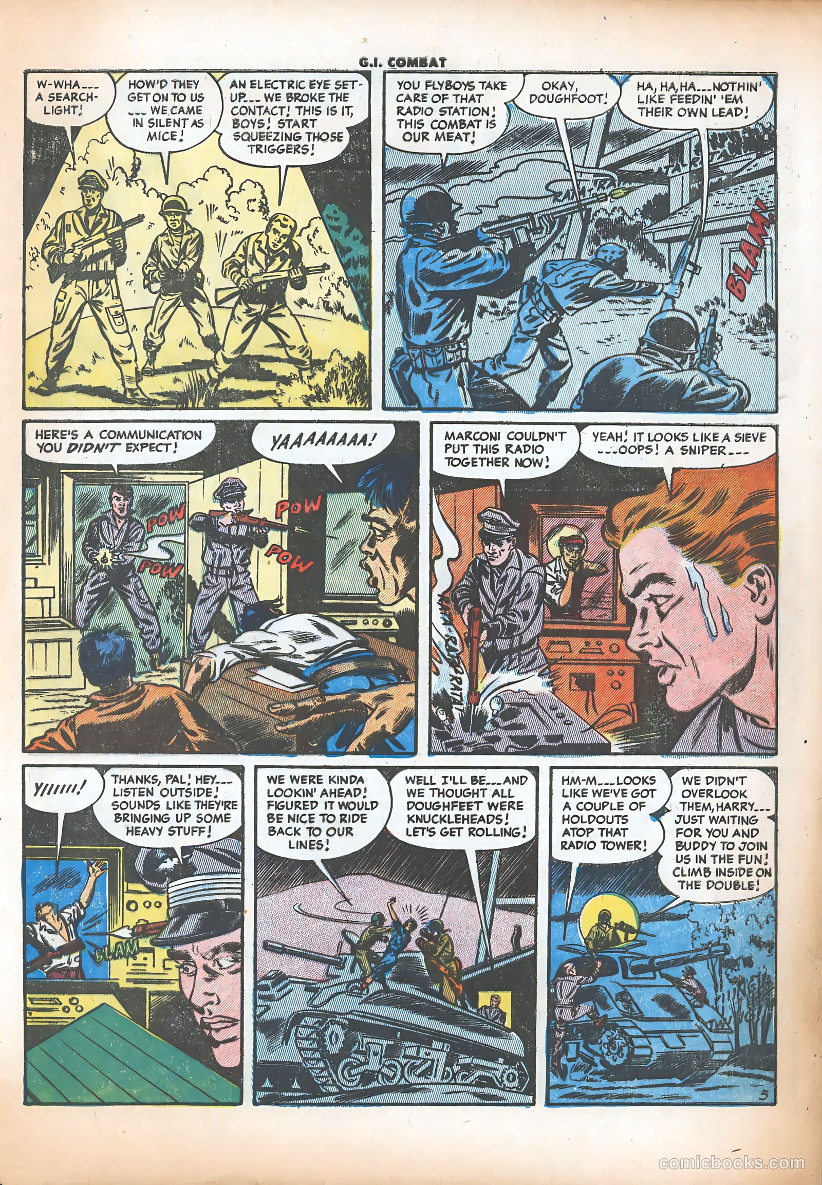 G.I. Combat #17 (1954) — page 31 of 36
