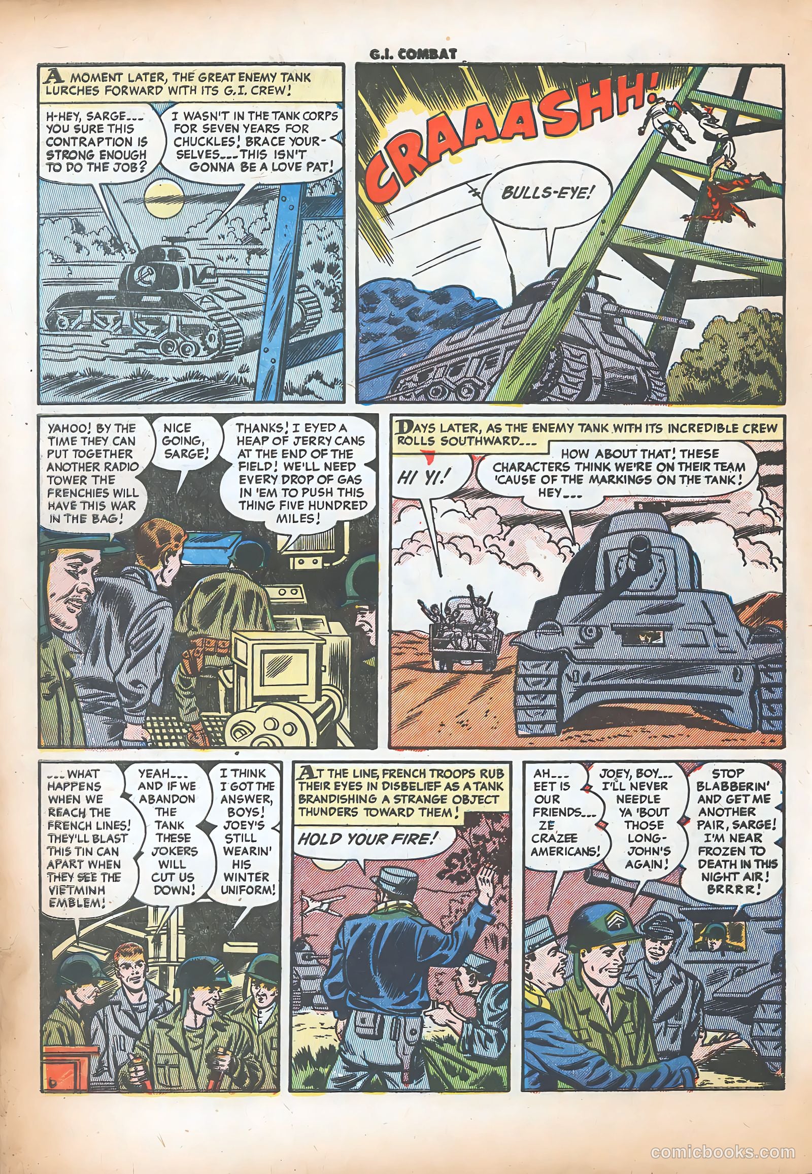 G.I. Combat #17 (1954) — page 32 of 36