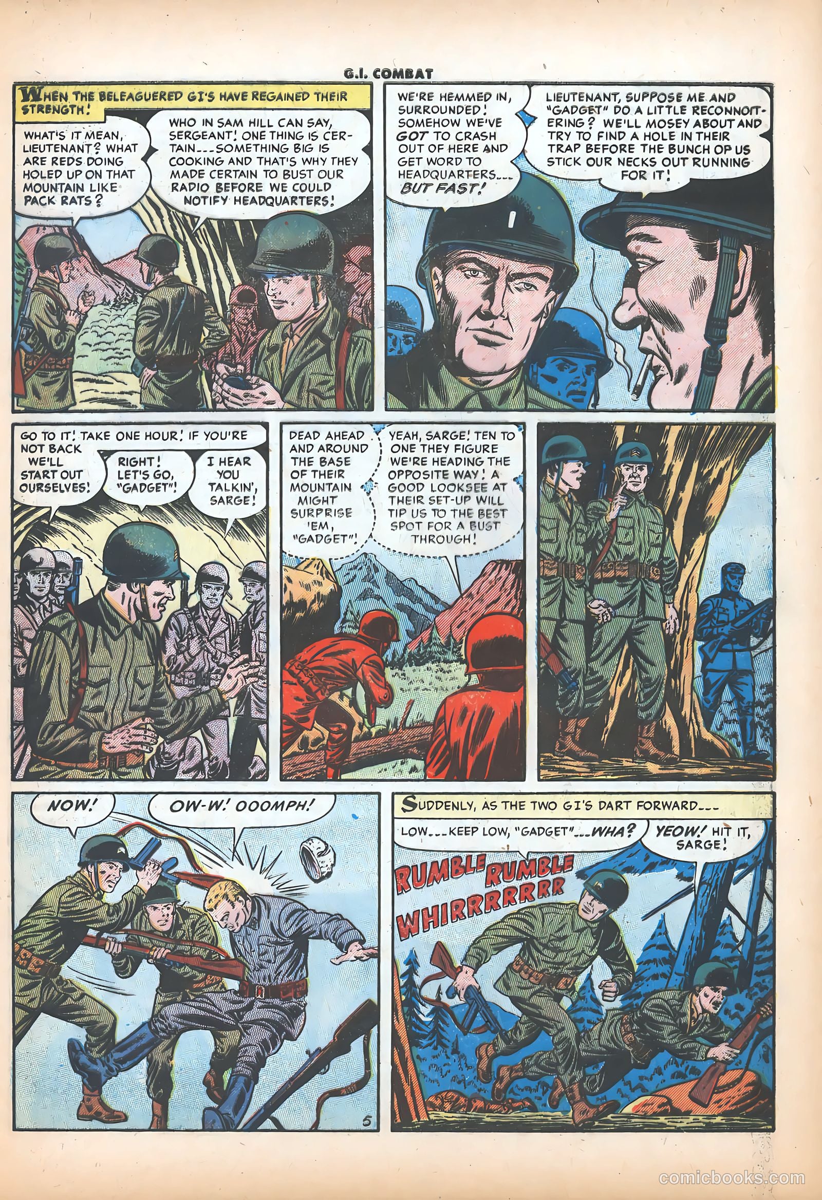 G.I. Combat #18 (1954) — page 8 of 37